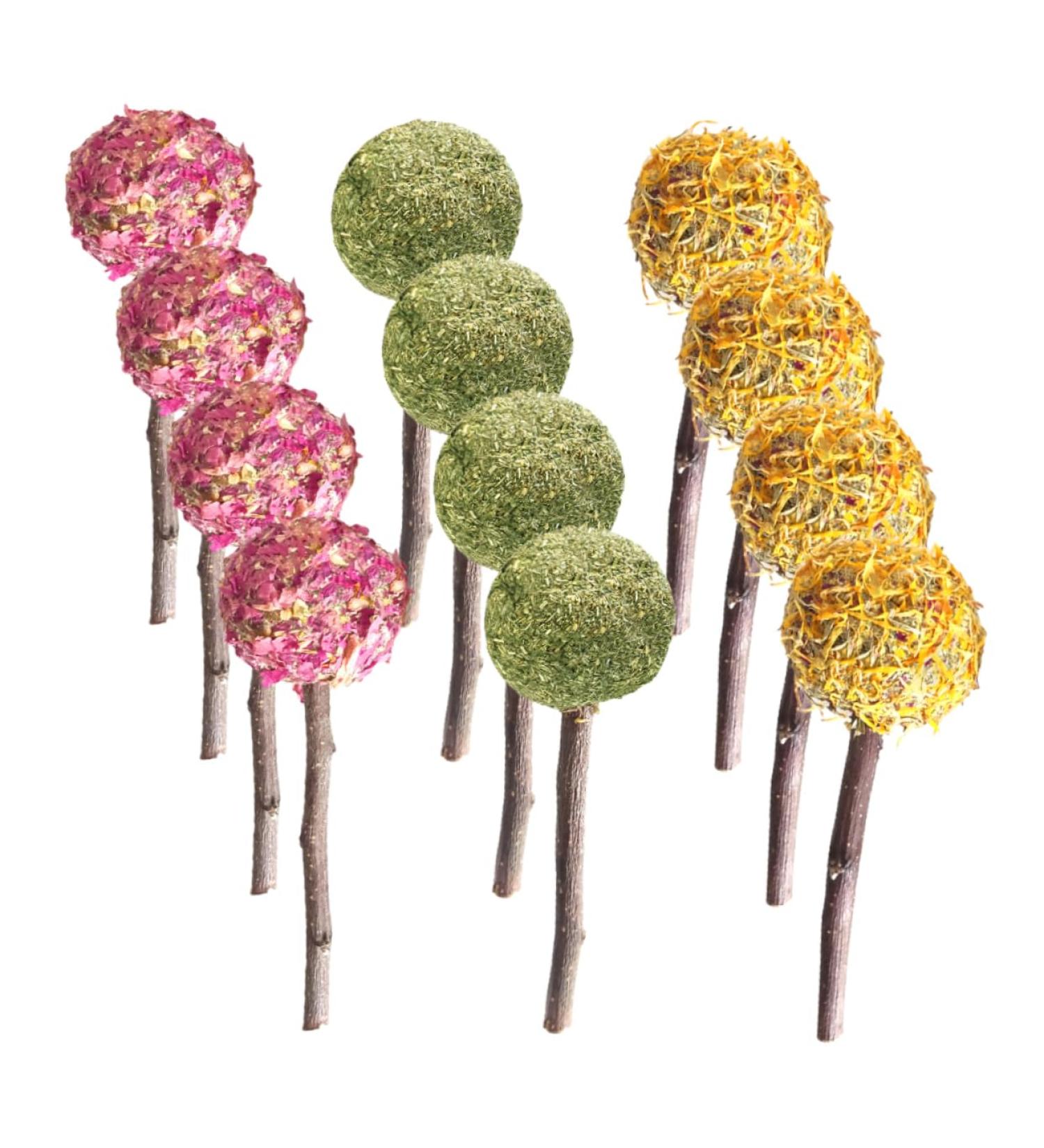 Sosoport 12pcs Pet Rabbit Snacks Rabbit Chewing Playthings Rabbit Biting Playthings Rabbit Chew Sticks Plant - Buy Online on GoSupps.com