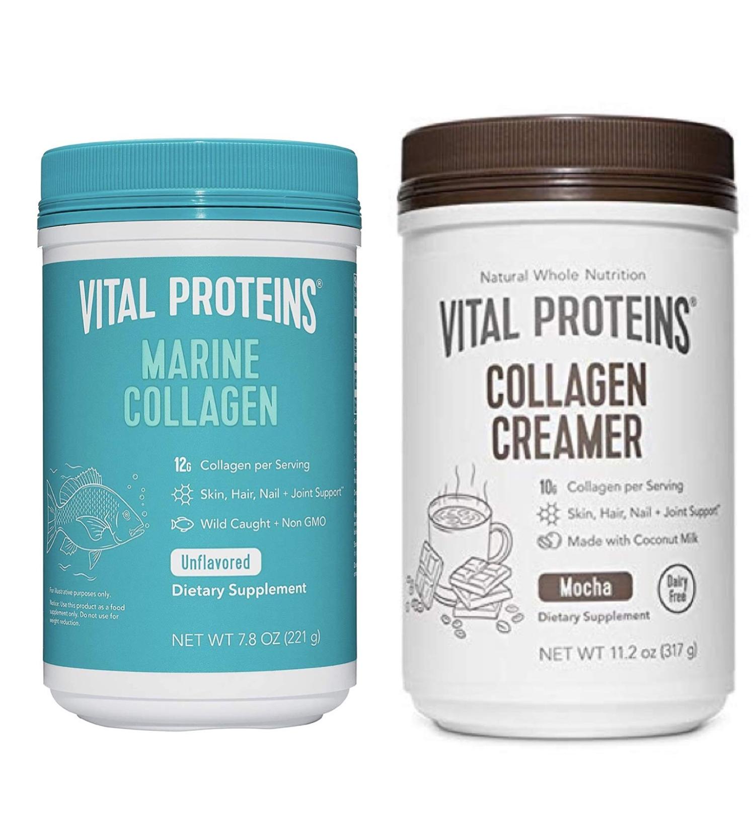 Vital Proteins Marine Collagen - Wild Caught Unflavored 7.8 oz | Improve Skin, Hair & Nails - Buy Online on GoSupps.com