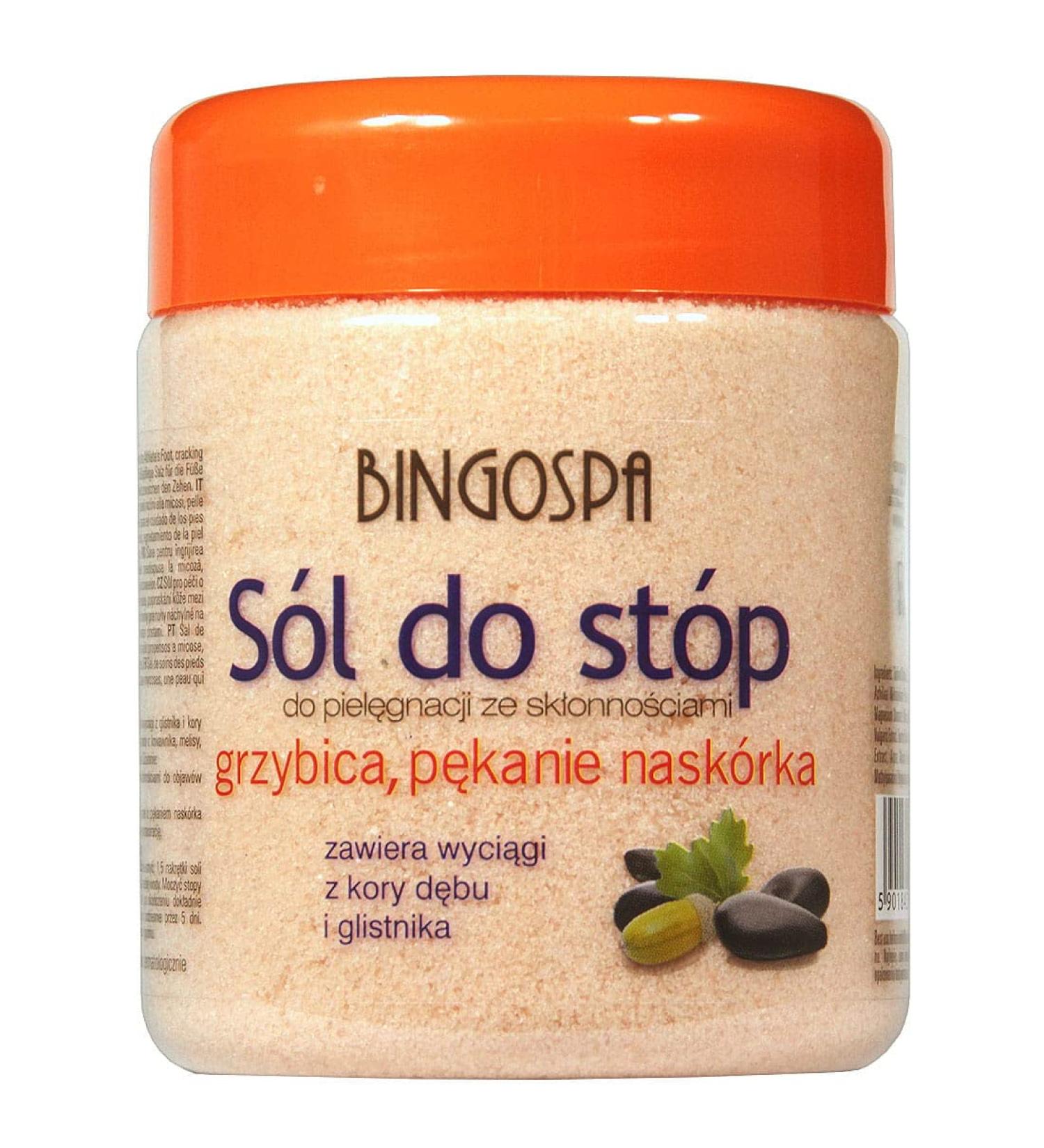 Salt for athlete's foot and cracks between the toes 550 g BINGOSPA - Buy Online on GoSupps.com