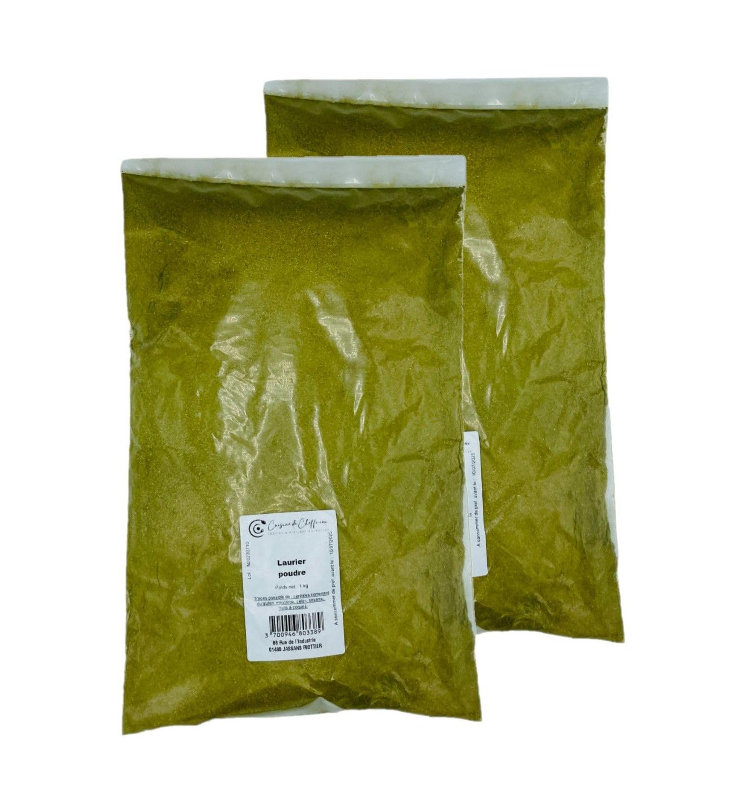Cuisine de Cheffe.com Pack of 2 Laurel Powder 1 kg Bag