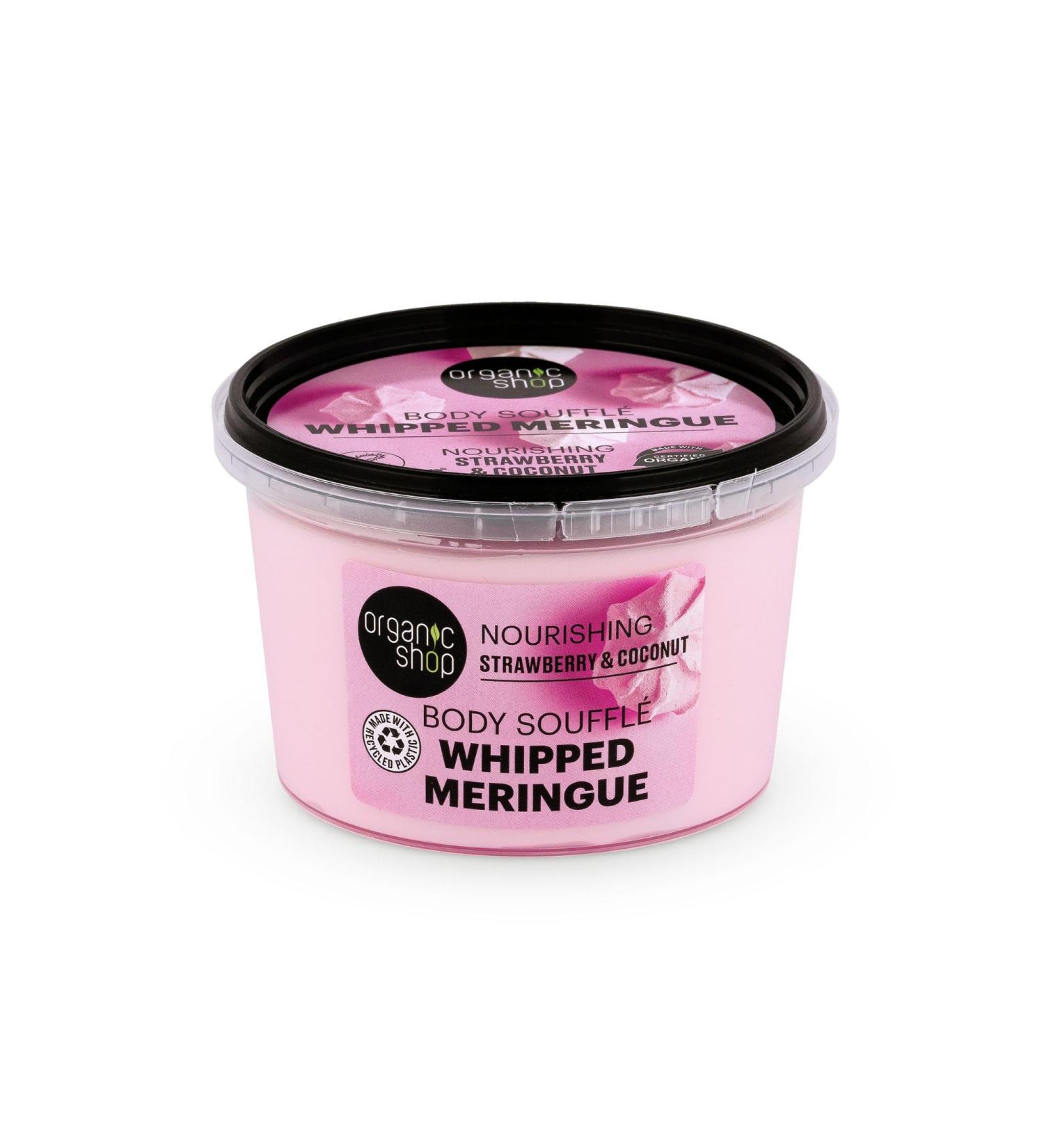 Organic Shop Coconut & Strawberry Deep Nourishing & Hydrating Body Cream 100% Vegan & Organic Daily Moisturizer Body Face Hand & Foot Natural Lotion Intensive Care & Skin Restorer. - Buy Online on GoSupps.com