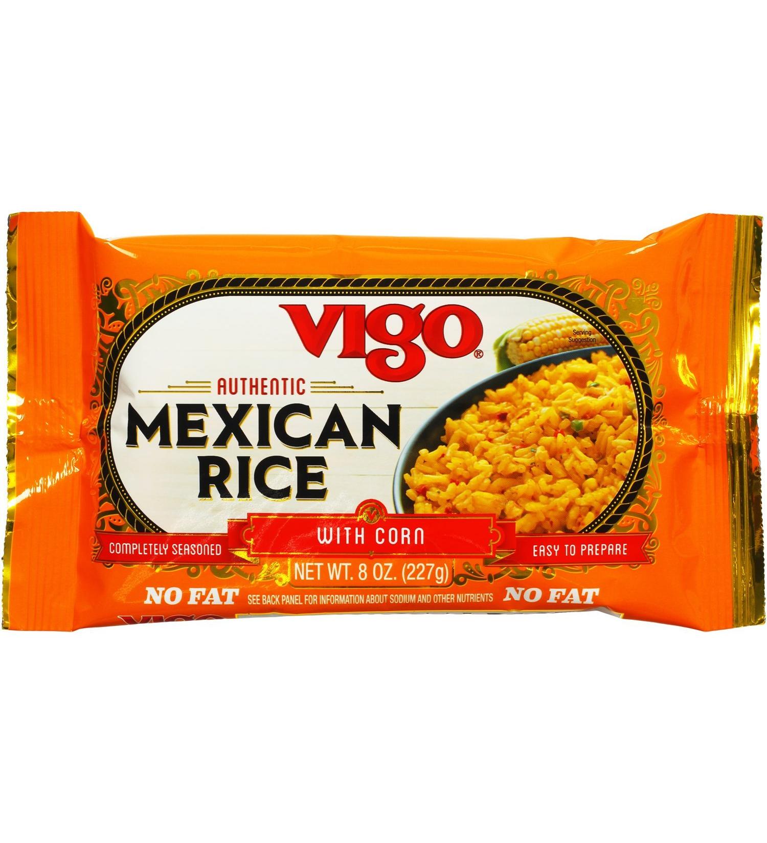 Vigo Authentic Mexican Rice with Corn - No Fat - 8oz (Pack of 1) - Buy Online on GoSupps.com