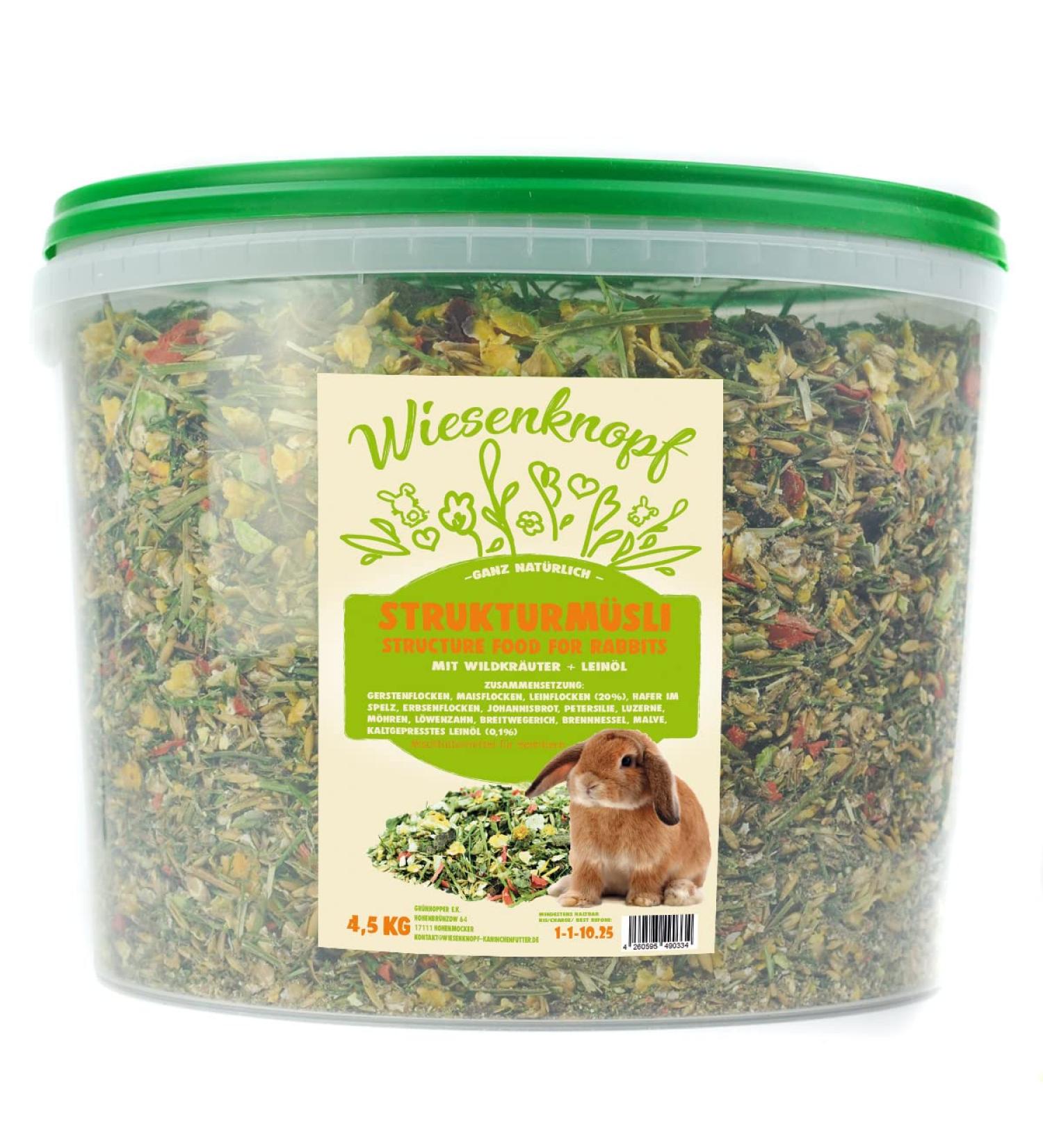 Buy Meadow Creeper Rabbit Food 4.5kg - Nutrient-Rich Herbal Feed for Happy Rabbits | International Shipping Available - Buy Online on GoSupps.com