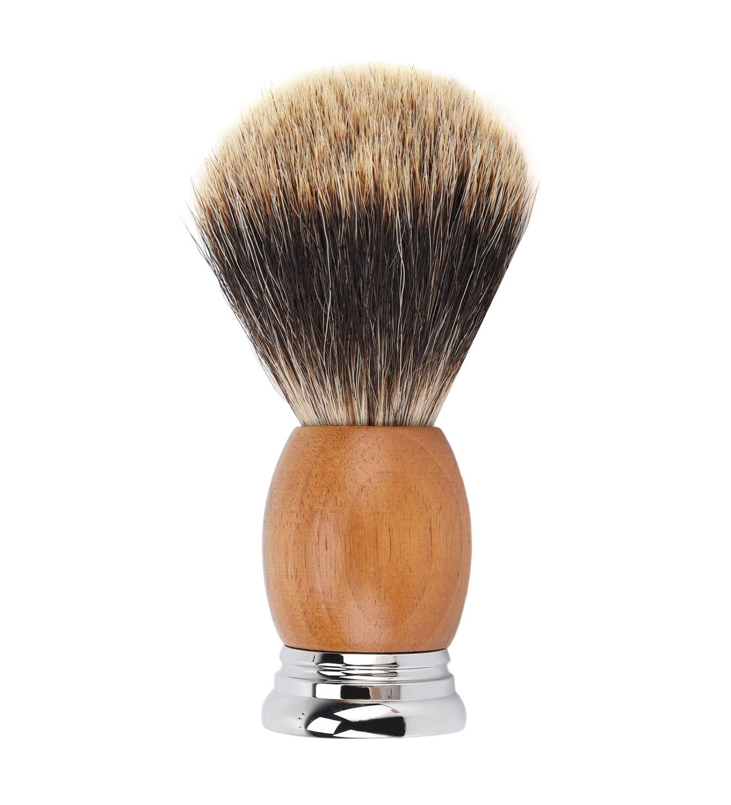 Buy Salon Razor Brush for Men - Composite Wood Bearing for Safety Razors & Beard Care | Perfect Shaving Cream Brush for Home Hairdressers - Buy Online on GoSupps.com