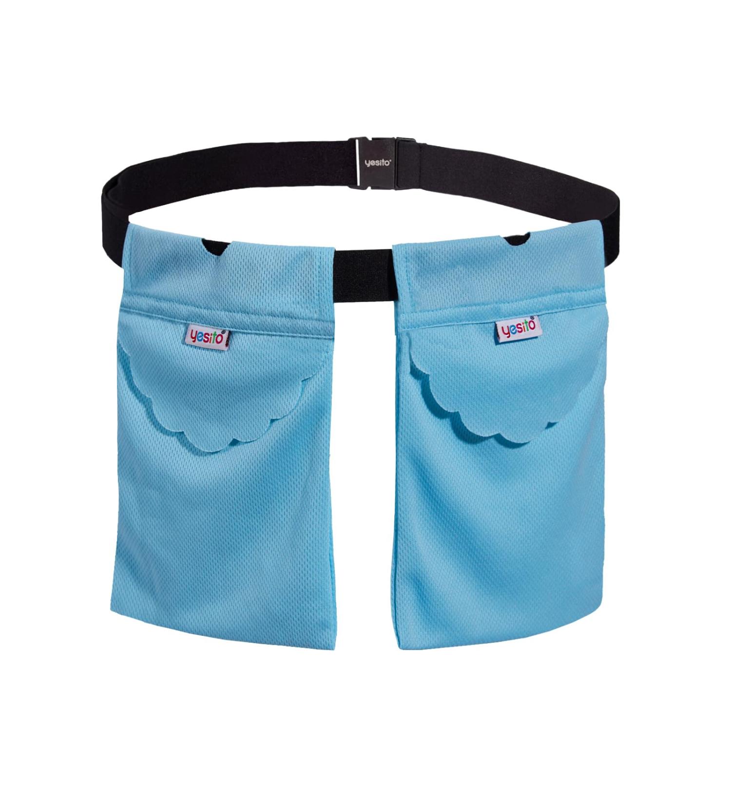 Mastectomy Drainage Pouch & Shower Support - Adjustable Comfort in Lake Blue | Shop Now - Buy Online on GoSupps.com