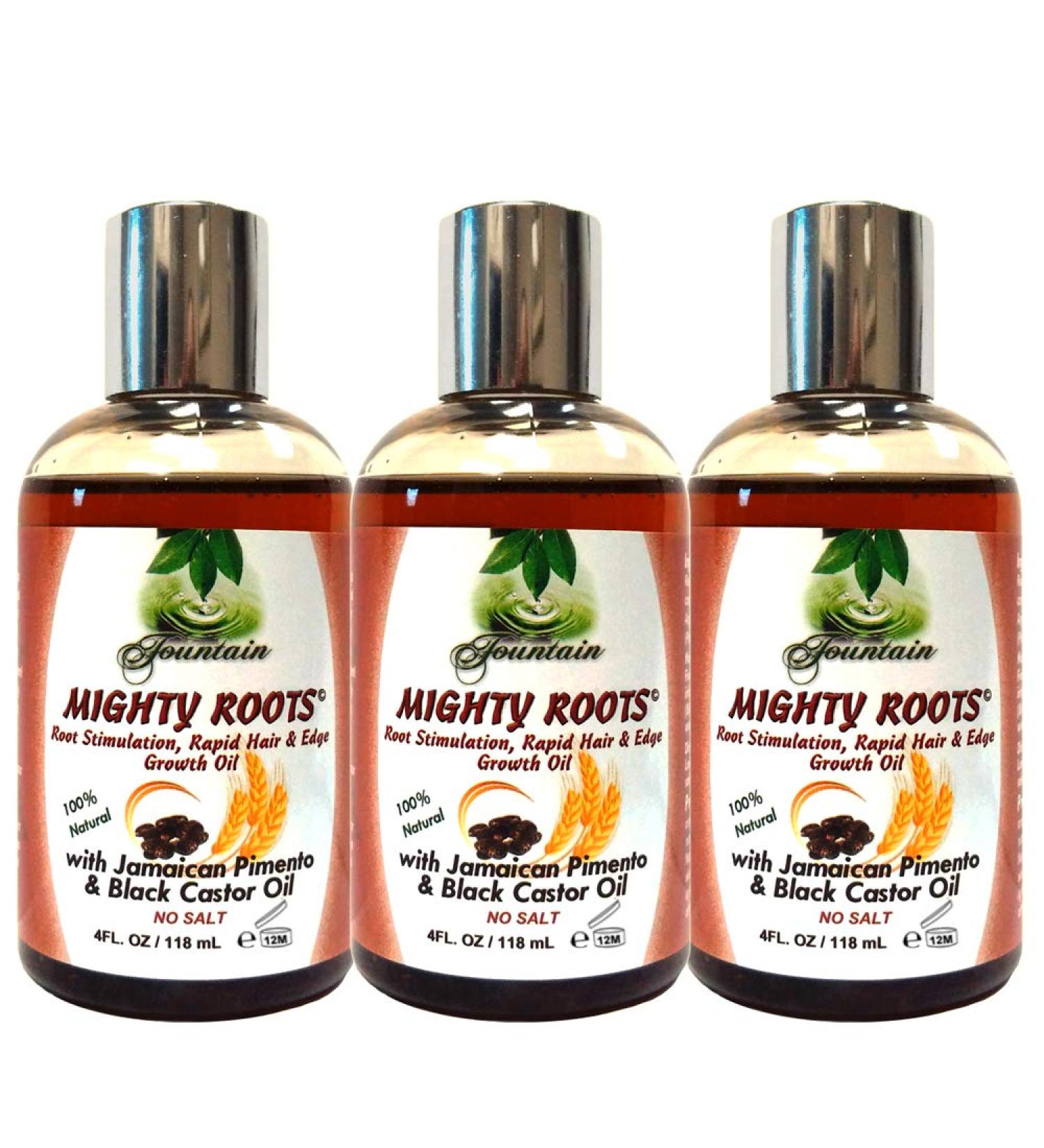 Fountain Mighty Roots - Jamaican Pimento & Black Castor Hair Loss Treatment - 3 Pack - Buy Online on GoSupps.com