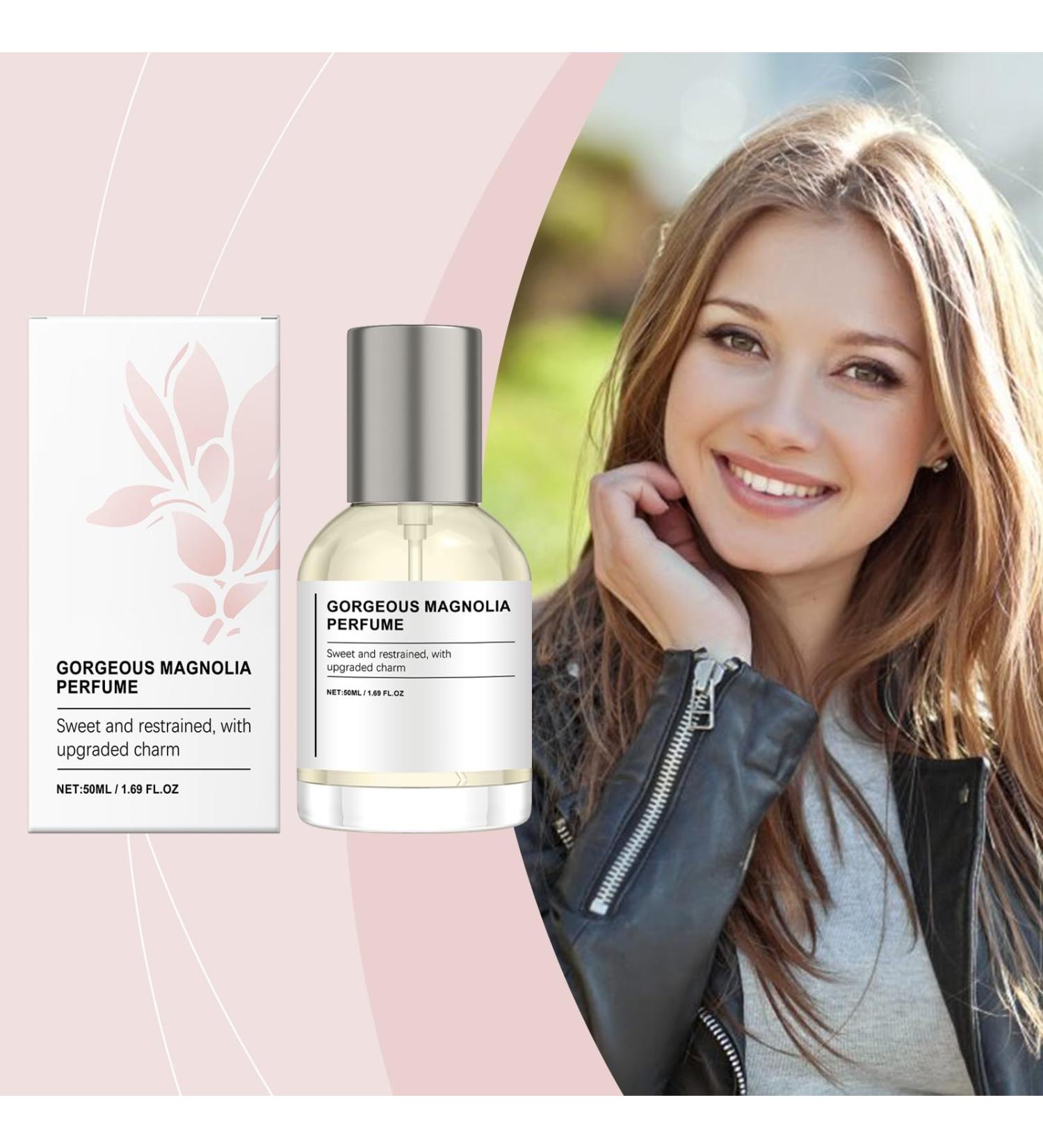 Fresh Perfume Spray for Women Magnolia Floral Perfume Long Lasting Eau de Toilette Vegan Cleaning Ingredients Perfume (1.7 Fl Oz) White - Buy Online on GoSupps.com