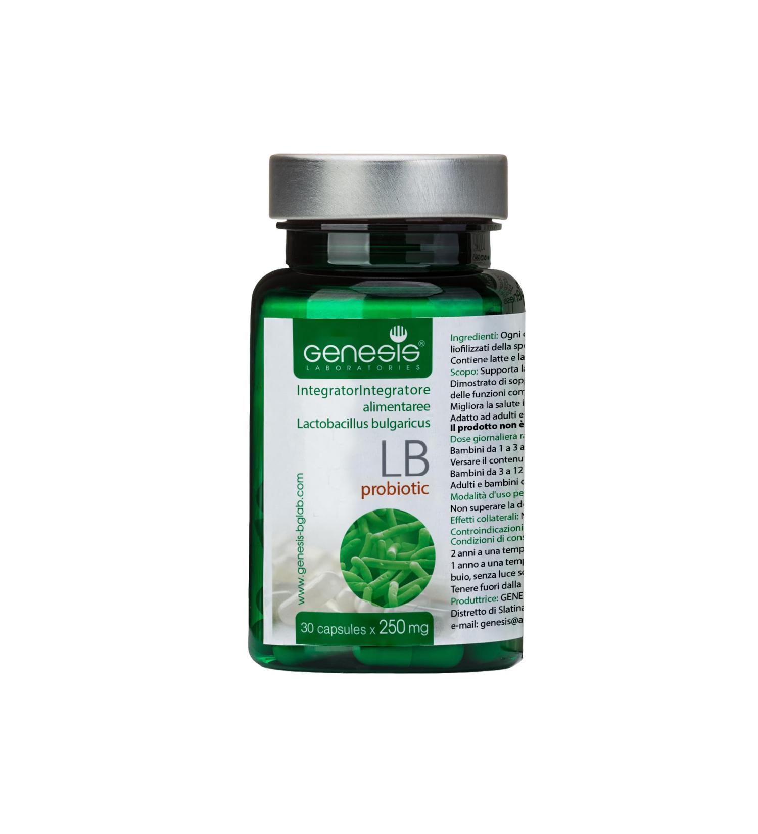 Probiotic Lactobacillus Supplement 30 Capsules with Lactobacillus Bulgaricus 250 mg Probiotic Digestive Immune Support Gut Health Probiotics for Digestive Health Anti Bloating 30 Count (Pack of 1) - Buy Online on GoSupps.com