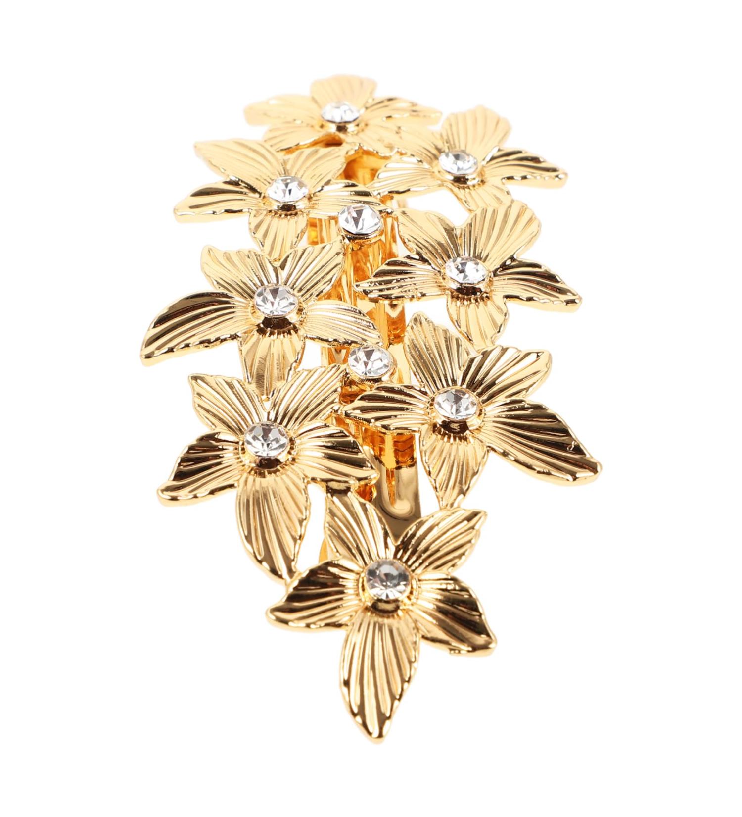 CALLARON Leaf Hairpin Hair Barrettes Hairclip Hair Clips Hair Toppers Hair Claw Clips Hair Roller Clips Flower Hair Clip Hair Rhinestones Flower Barrette Spring Bride Zinc Alloy Accessories - Buy Online on GoSupps.com