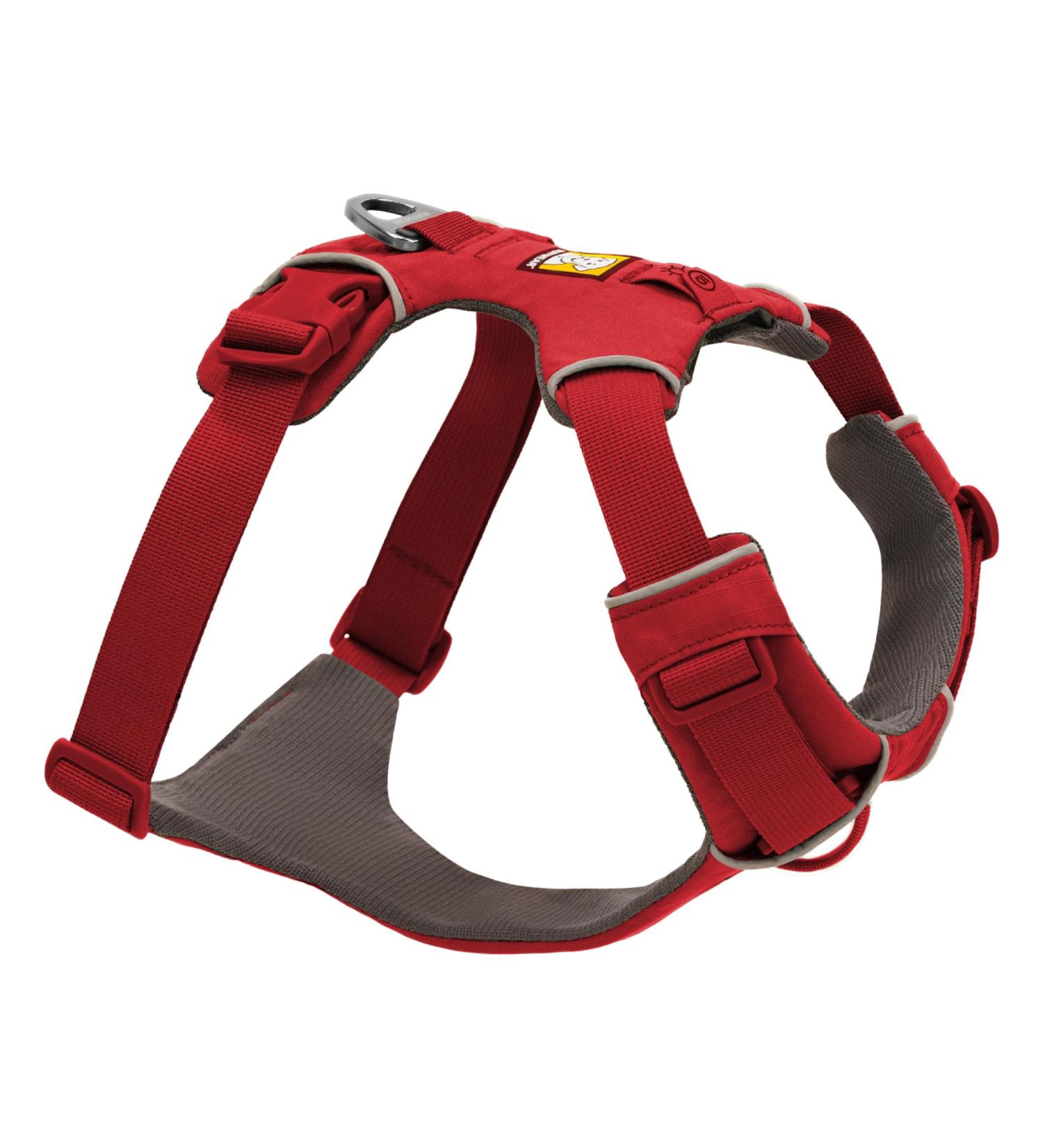 Luffwear Front Range Dog Harness - Reflective Adjustable Comfortable | Perfect for Walks & Dog Races - Red Canyon M - Buy Online on GoSupps.com