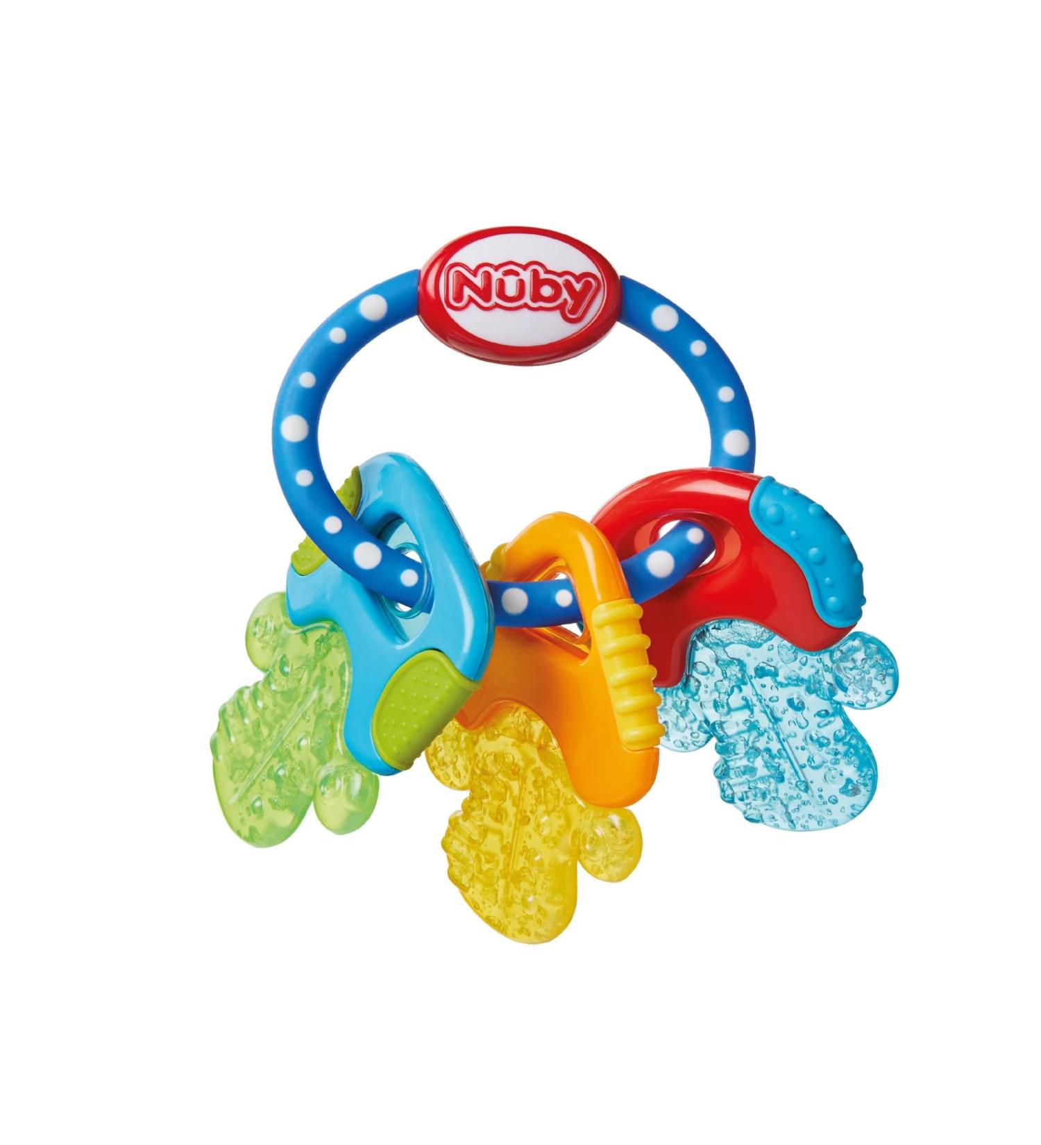N by Bite Ring for Babies | ICE Gel Teether for Visual & Motor Skills | 3+ Months | 600 Blue | 1 Piece - Buy Online on GoSupps.com