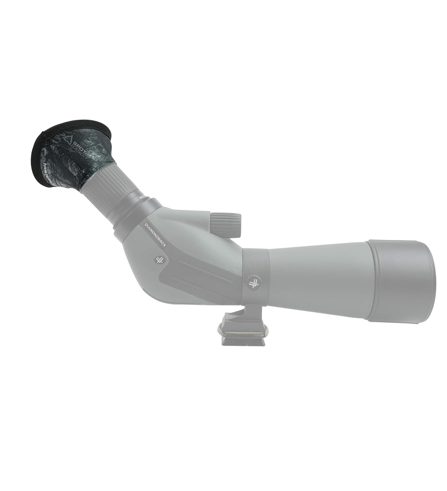 Alpine Innovations SpotSlicker Bandit - Water-Resistant Spotting Scope Eyeshield | Reduce Glare, Eye-Strain | One Size Fits All - Buy Online on GoSupps.com