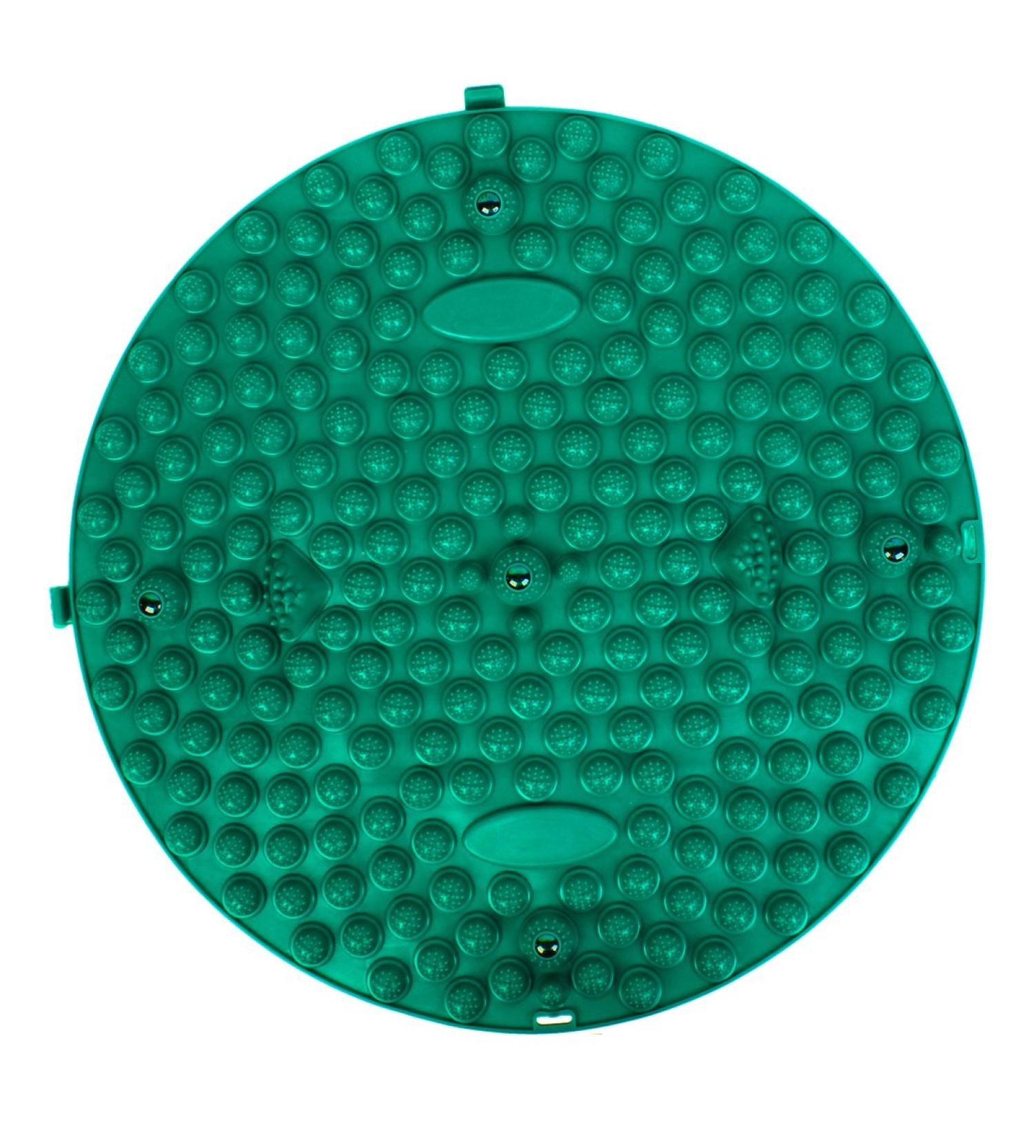 Ruilogod Rubber Sport Leisure Acupressure Massage Mat - Dark Green for Relaxation & Wellness | International Shipping - Buy Online on GoSupps.com