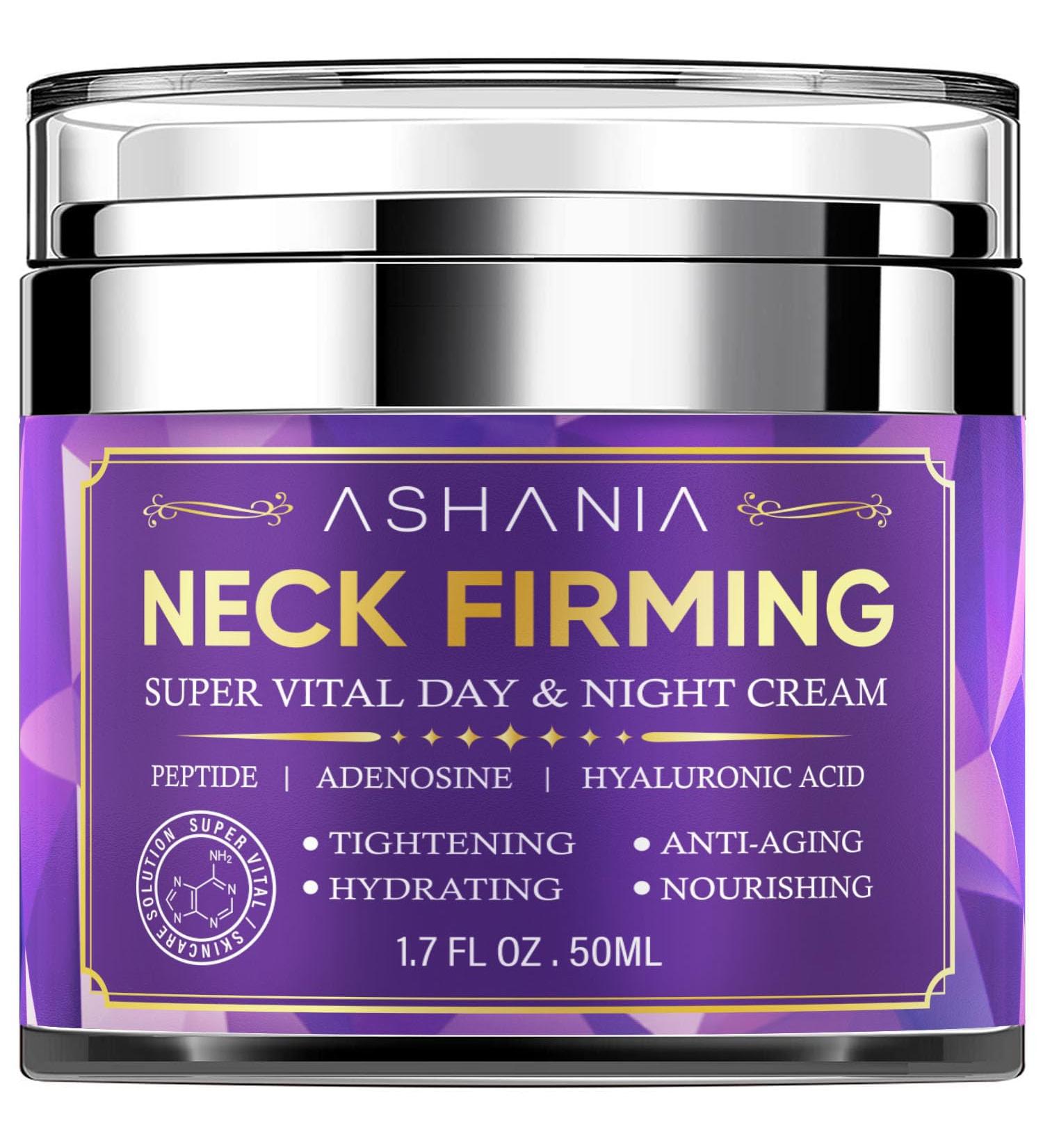 Ashania Neck Firming Cream: Neck Creams for Tightening and Firming - Korean Skin Care Tighten and Lift Neck Cream Advanced Fomula 1.7 Fl Oz - Buy Online on GoSupps.com