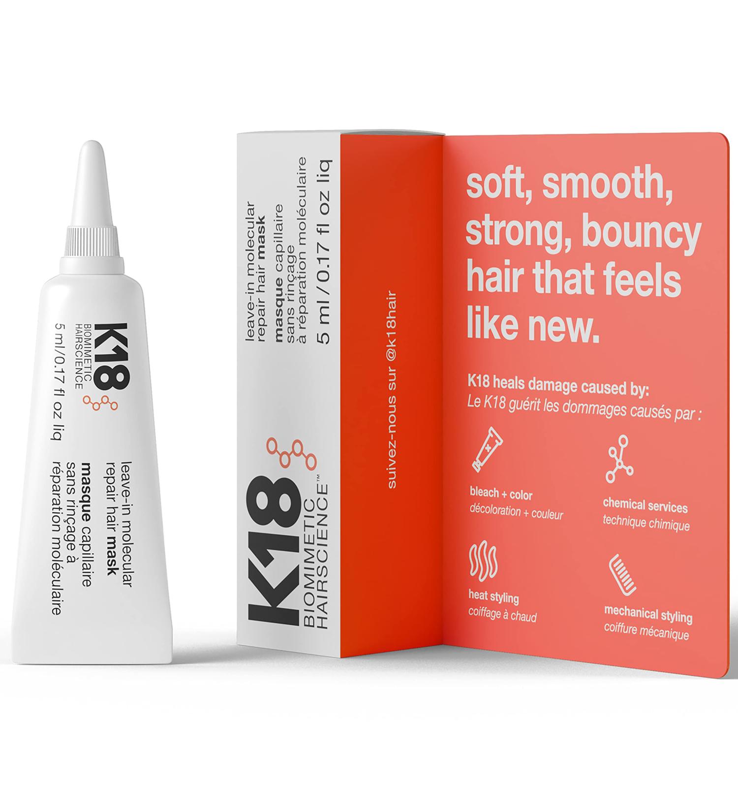 K18 Leave-In Molecular Repair Hair Mask Odourless 72g | Best International Shipping - Repair & Revitalize Your Hair - Buy Online on GoSupps.com