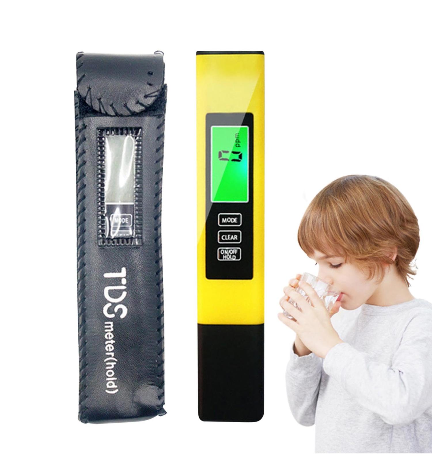TDS Digital Water Tester | Professional Water Tester - Professional Drinking Water Testing Pen Multifunctional Digital Water Tester Yellow - Buy Online on GoSupps.com