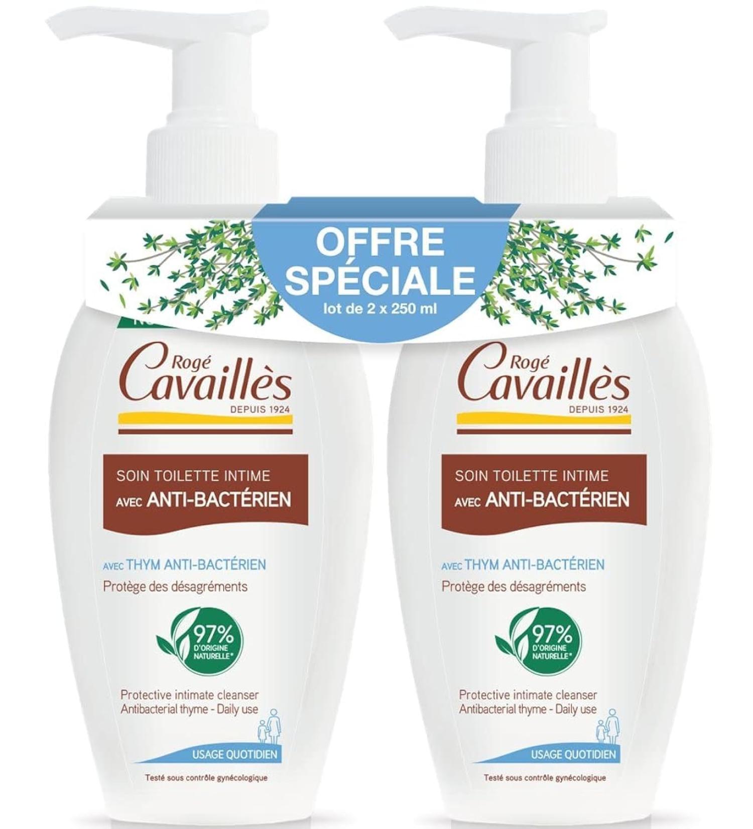 Rog Cavaill s Intimate Toilet Care with Antibacterial Thyme 2 x 250ml