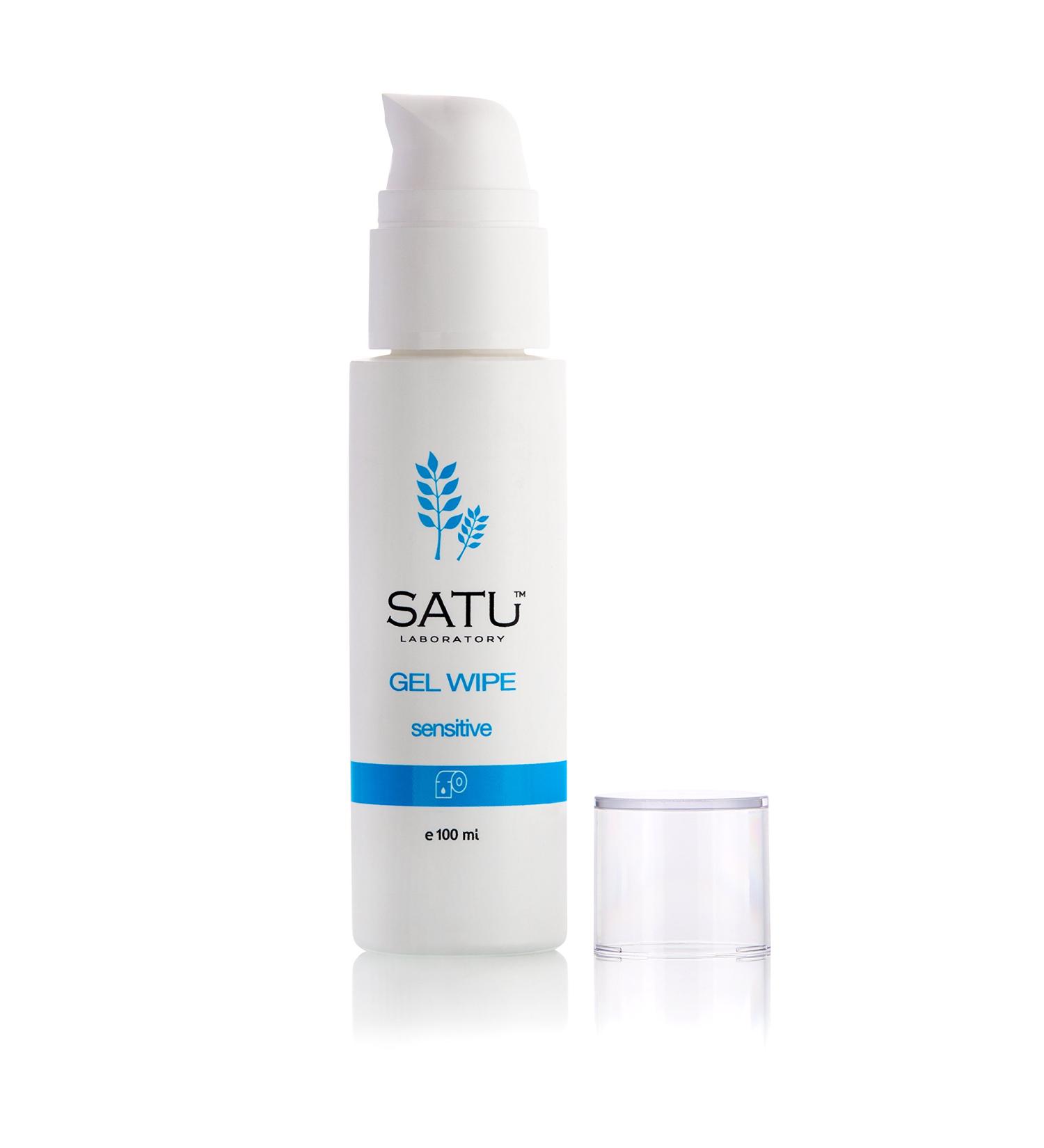 Satu Laboratory Gel for Toilet Paper - Eco-Friendly Alternative to Wet Wipes Moist Toilet Paper & Travel Bidet - 100ml Septic Safe Vitamin E & Fragrance-Free - Buy Online on GoSupps.com