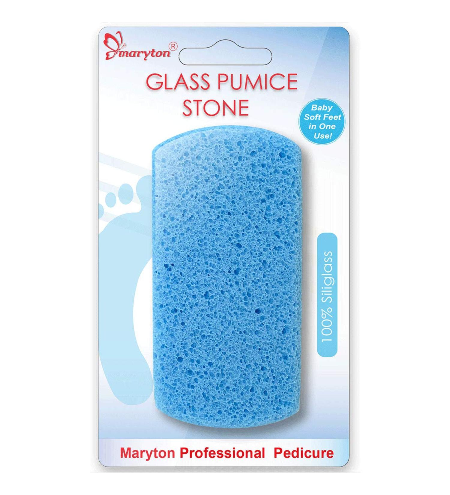 Maryton Double Sided Pumice Stone for Feet - Siliglass Callus Remover | Exfoliates & Smooths Skin | Pedicure Tool for Hard Skin - Buy Online on GoSupps.com