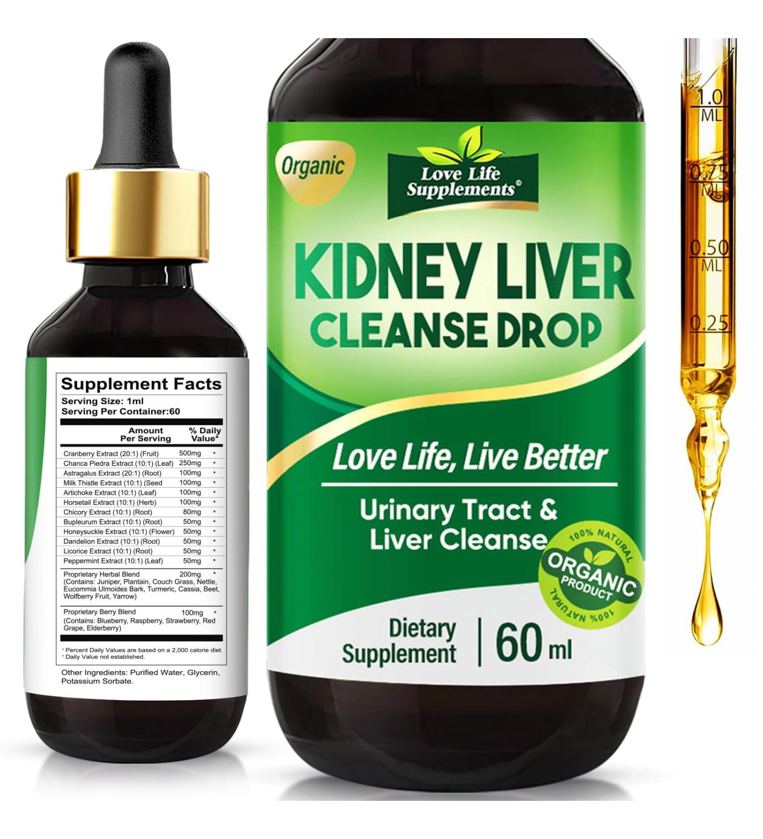 Liver Cleanse Detox & Repair Drops Natural Herbal Extract Formula Liver Support Liquid Supplemt Rich in Various Nutrients Support Liver Function Health for Adults - Buy Online on GoSupps.com