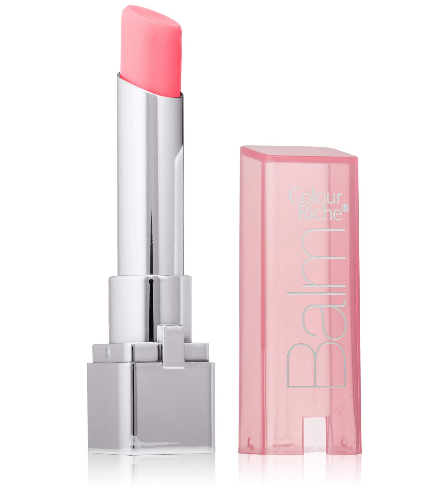 L'Oreal Paris Colour Riche Balm 118 Pink Satin - 0.1 oz | Long-lasting Lip Balm - Buy Online on GoSupps.com