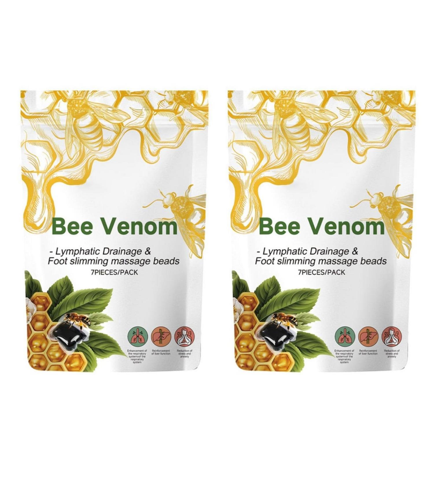 Bee Venoms Foot Soak Beads | 2 Bee Venoms Foot Spa Soak | Bee Venoms Slimming and Shaping Clean Foot Bath Beads | Natural Ingredients Foot Soak for Foot Spa Accessories - Buy Online on GoSupps.com