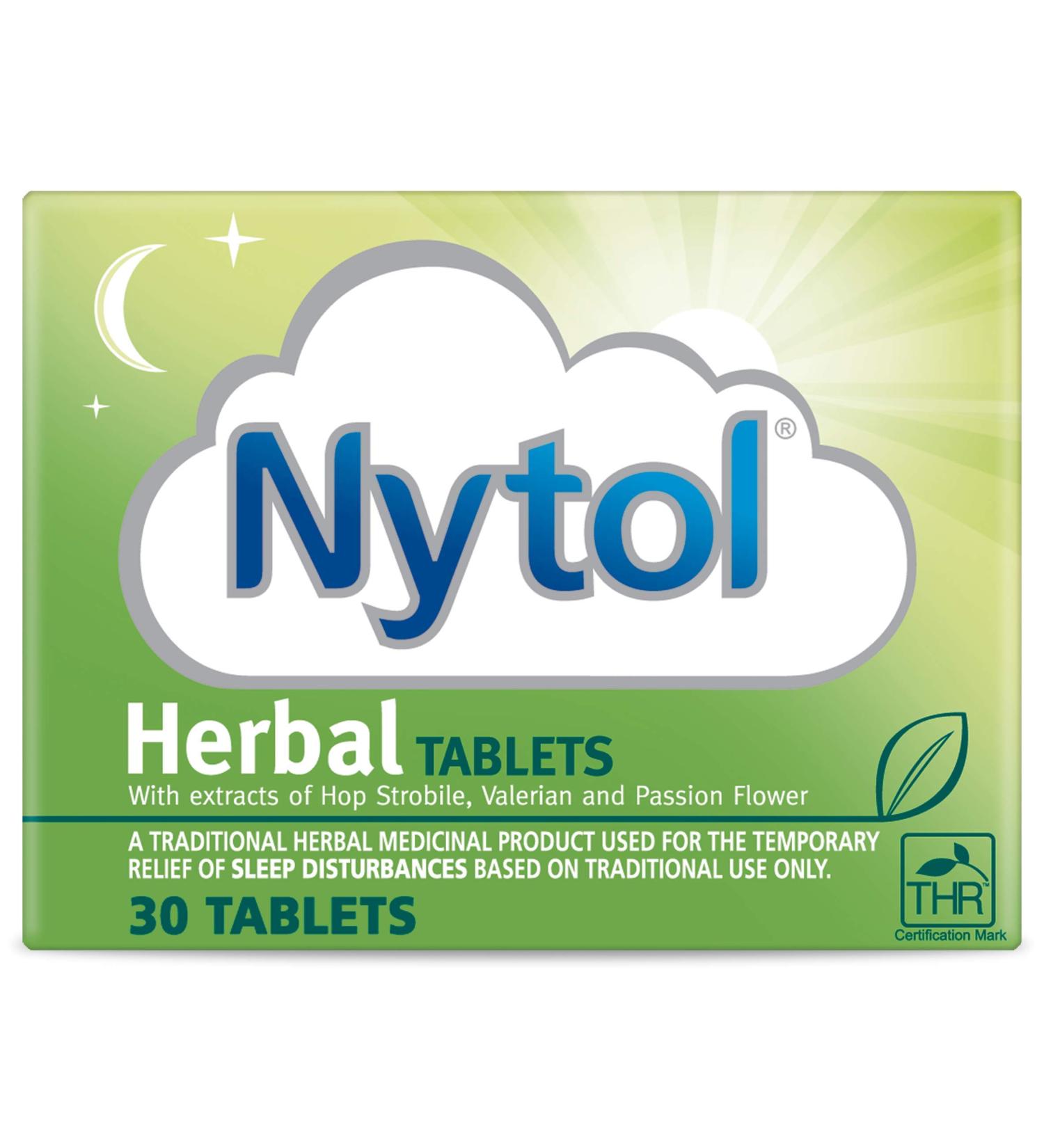 Nytol Herbal Tablets 30 Count - Natural Sleep Aid Supplement - Pack of 1 - Buy Online on GoSupps.com