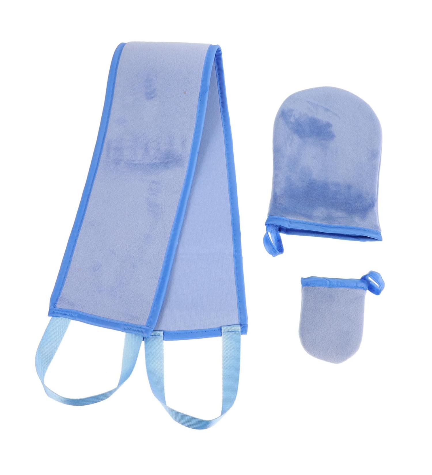 FRCOLOR 1 Set Gloves Back Applicator for Lotion Back Tanning Lotion Applicator Tanning Mitt Applicator Lotion Back Applicator Back Tanning Applicator Self Tan Flocking - Buy Online on GoSupps.com
