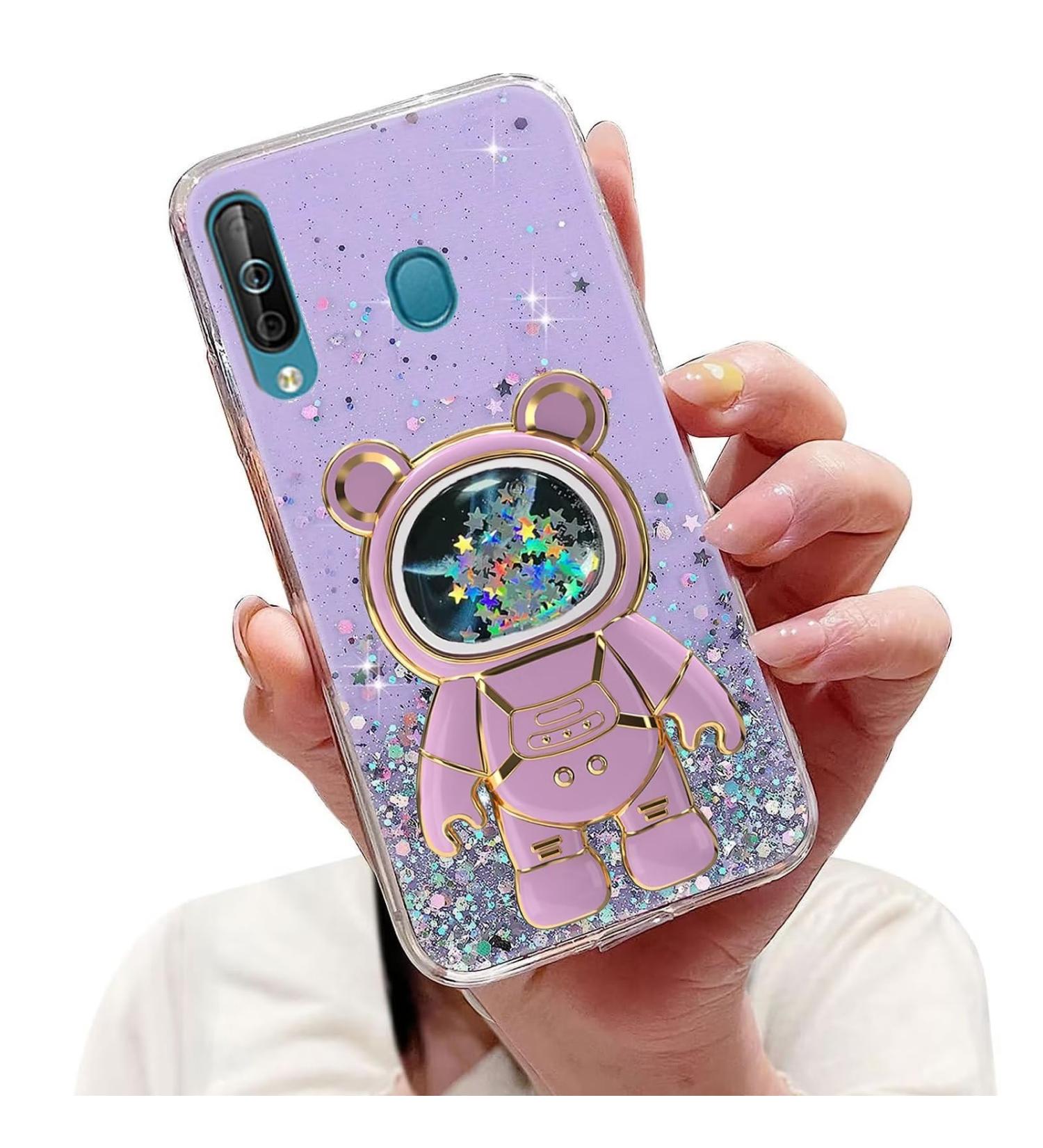 Buy Tivenfezk Nadoli Huawei P30 Lite Case - Glitter Astronaut Stand Shell | Soft Silicone B r Design for Ultimate Protection - Buy Online on GoSupps.com