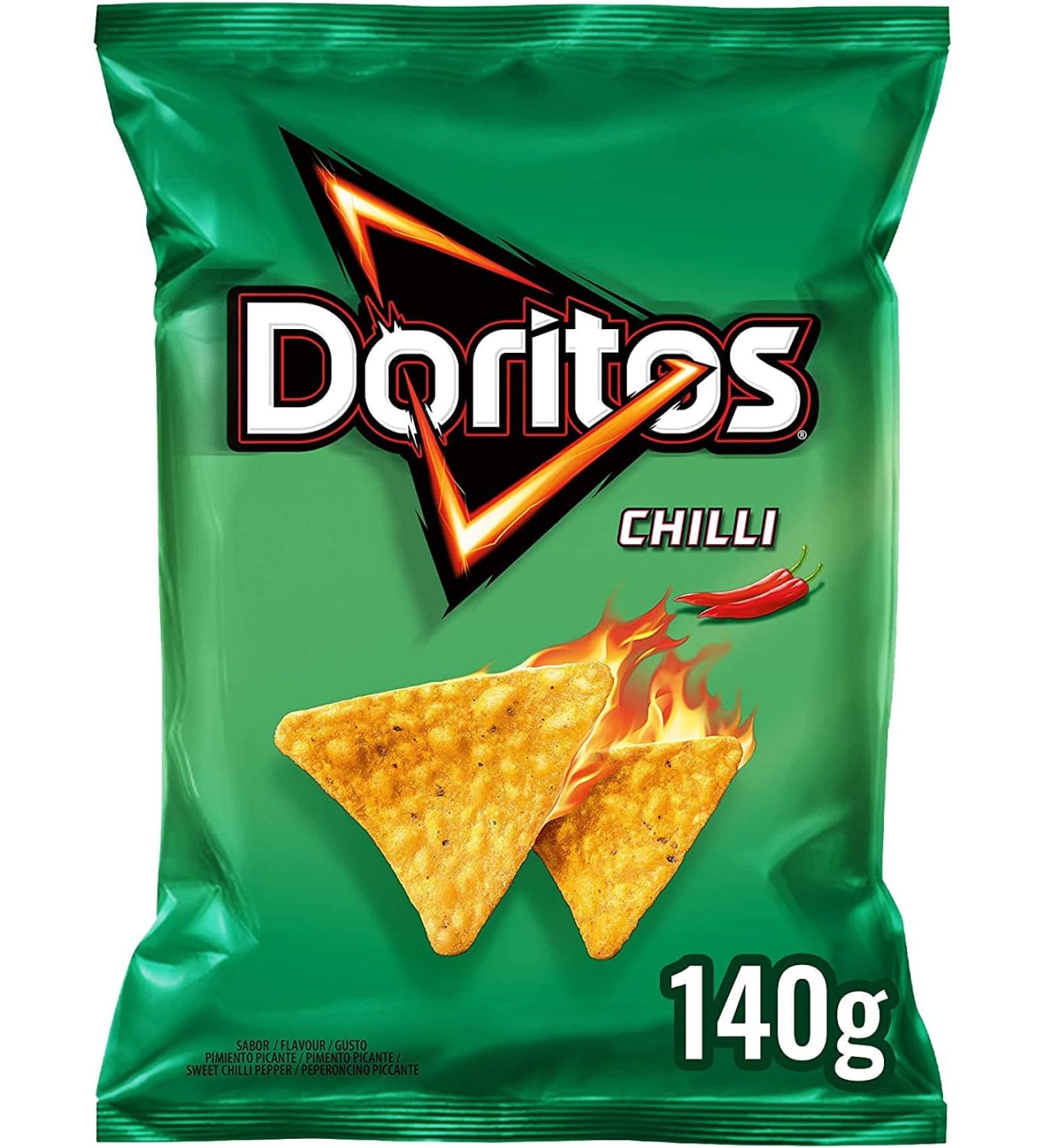  Italian Gourmet E.R. Doritos Spicy Corn Snacks with Chilli Flavour 140 g + Italian Polpa Gourmet 400 g Pack of 9 - Buy Online on GoSupps.com