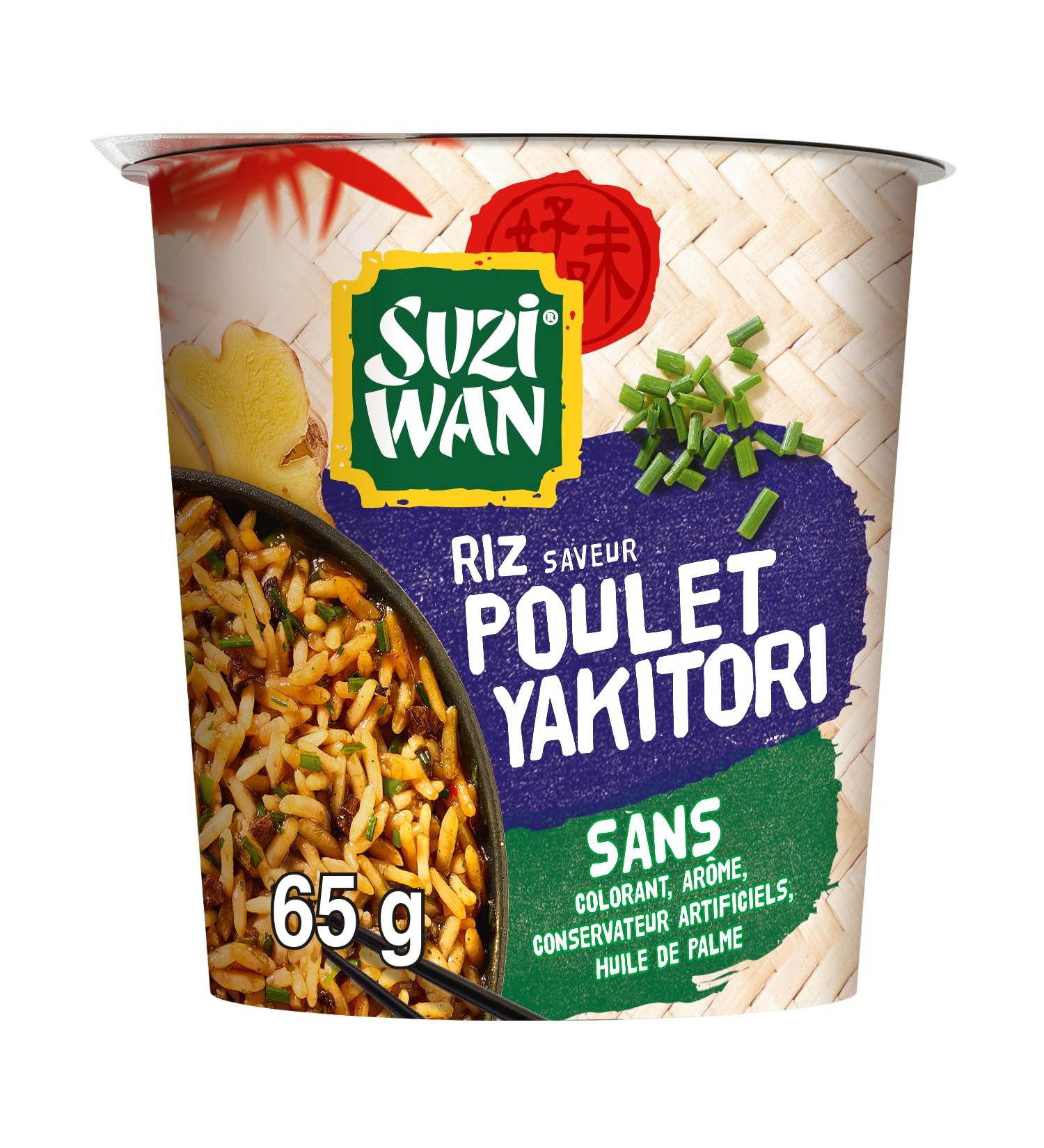 SUZI WAN Yakitori Chicken Flavor Pot Rice 65g - Buy Online on GoSupps.com