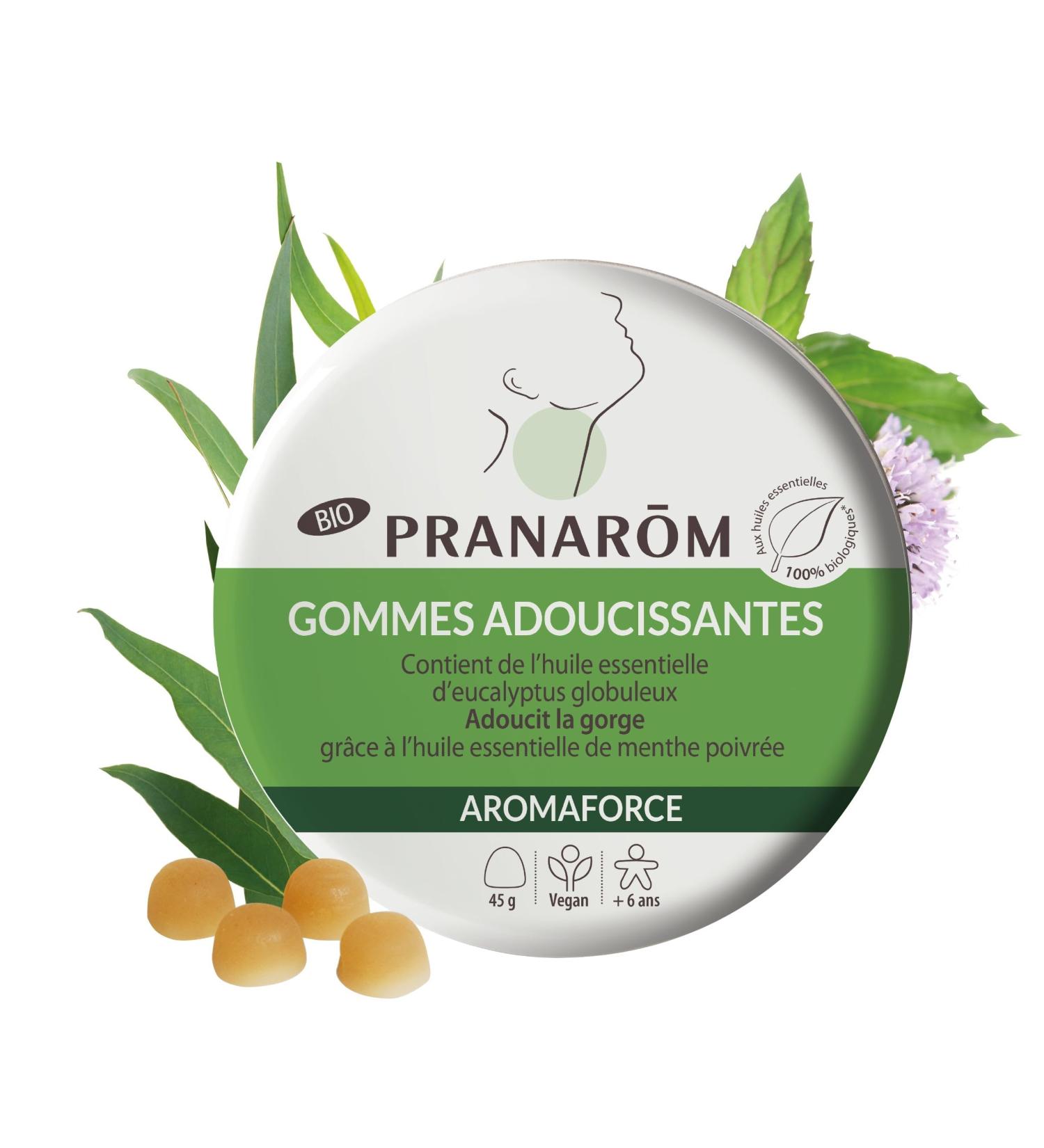 Pranar m Aromaforce Softening Gums Eucalyptus Globola/Peppermint