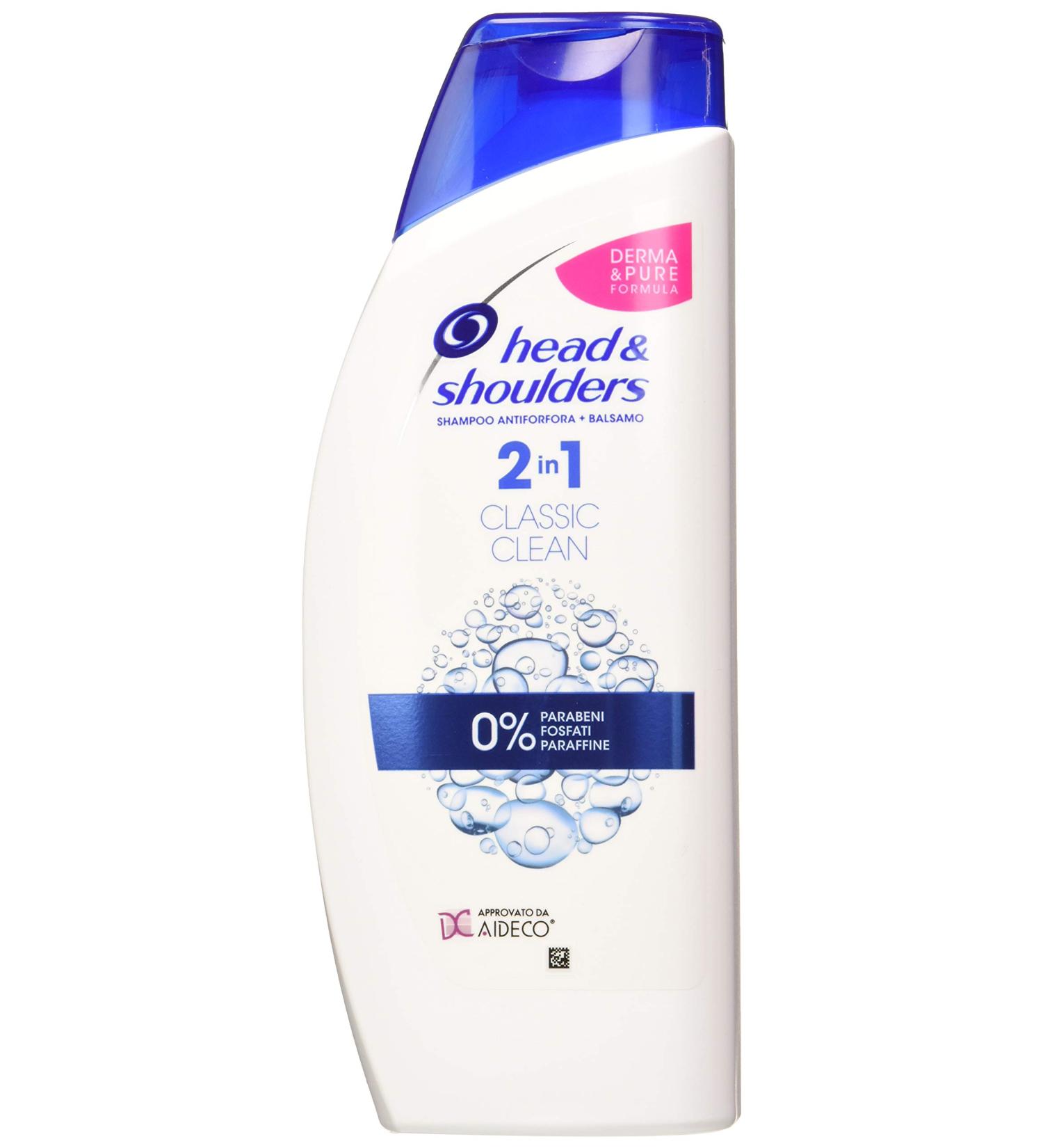Head & Shoulders Classic Clean 2 in 1 Anti-Dandruff Shampoo Shampoo & Conditioner 3 x 540ml for oily hair paraben free up to 72 hours protection - Buy Online on GoSupps.com