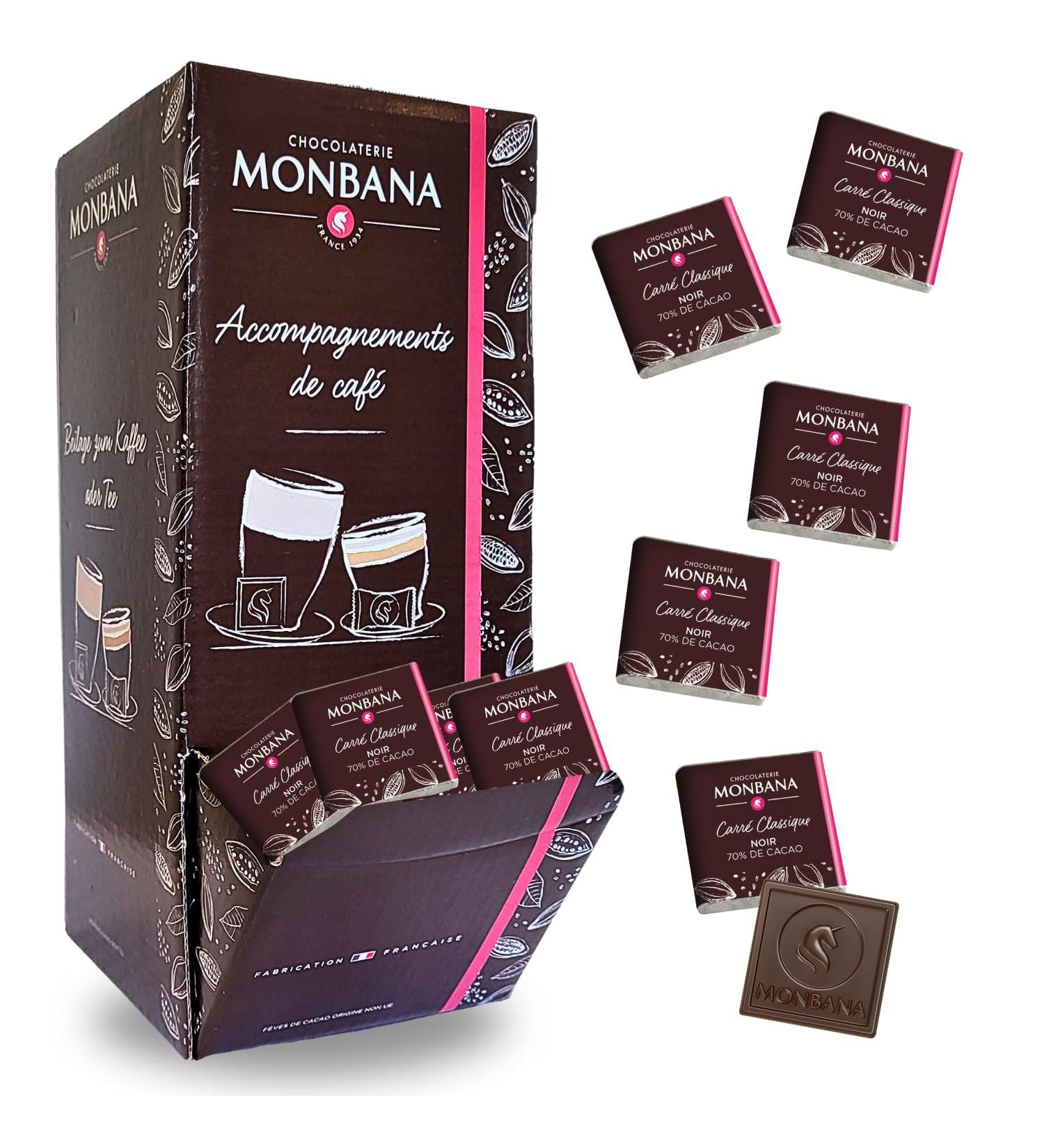 Monbana Chocolate Squares (X200) - Buy Online on GoSupps.com