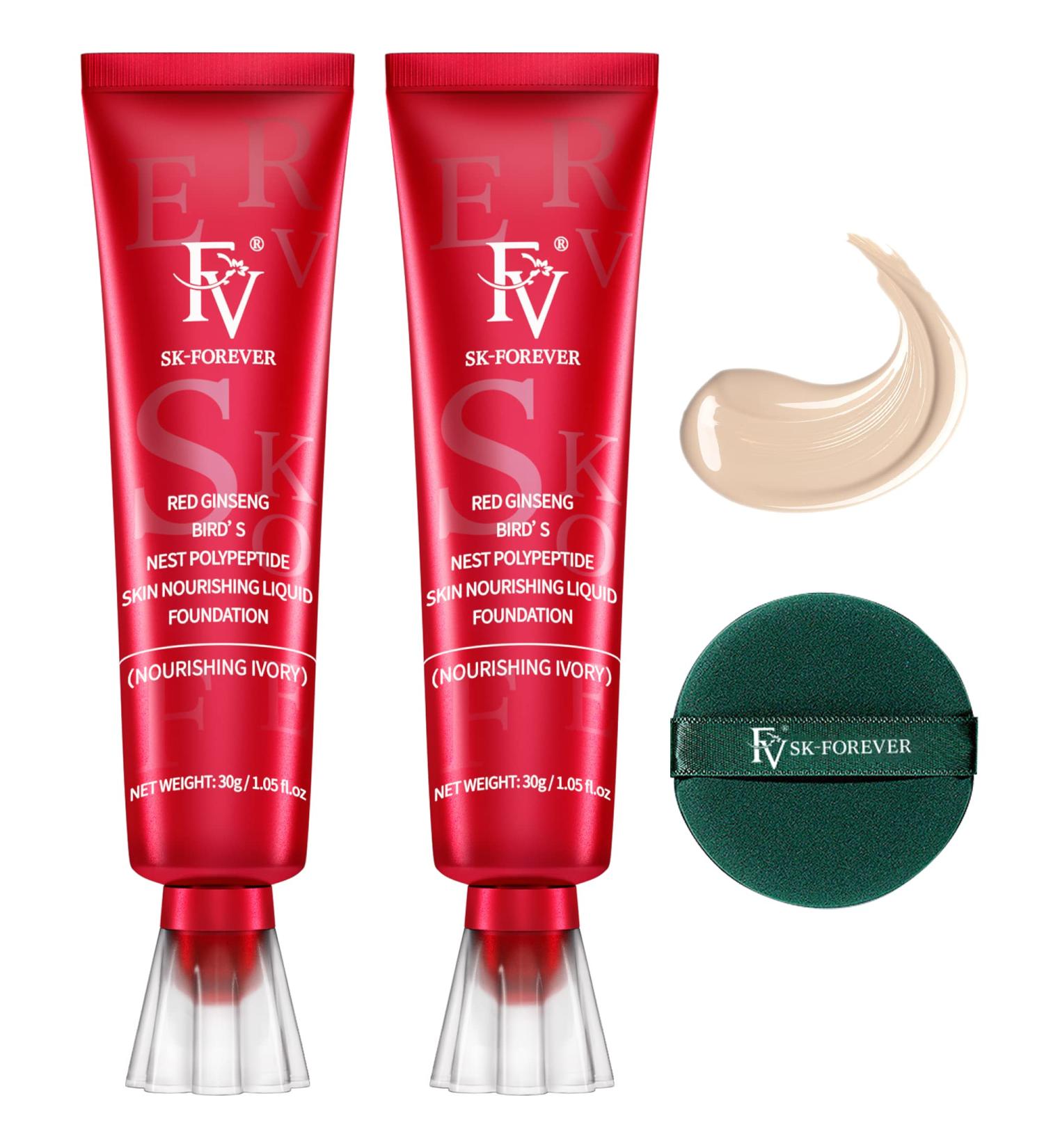 FV Foundation Nourishing Ivory Concealer BB Cream Liquid Foundation 1 Fl Oz 2 Pack - Buy Online on GoSupps.com