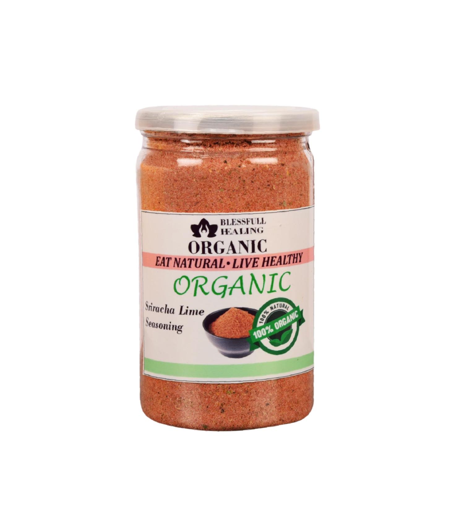 Blessfull Healing Organic Sriracha Lime Seasoning 200 Gram (Packing May Vary) 200 Gram 7.05 oz