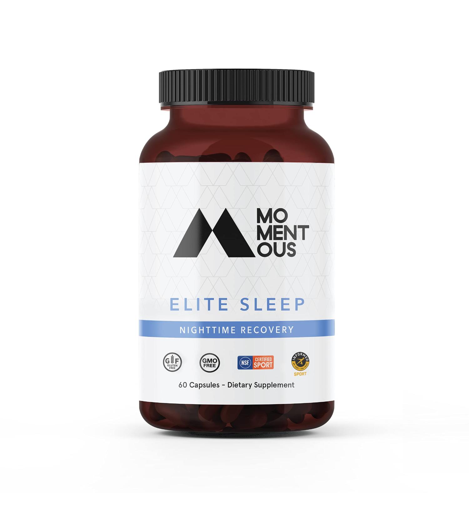Momentous Elite Sleep | 30 Servings | Vegan & Gluten-Free | NSF Certified - Buy Online on GoSupps.com