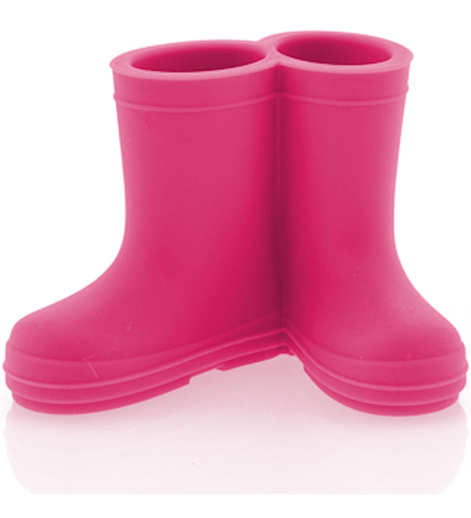 Buy Pink Silicone Toothbrush Holder Boots for 2 - Hoobbe | International Shipping Available - Buy Online on GoSupps.com