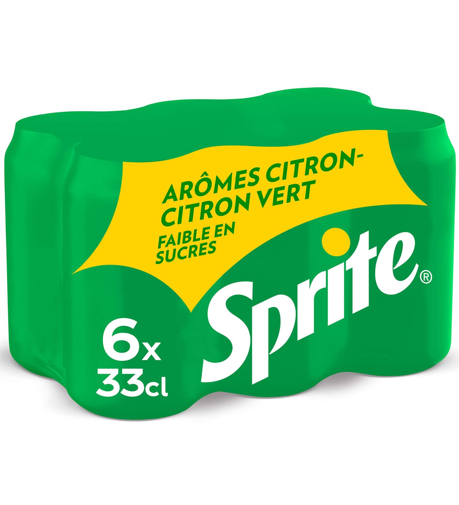 Sprite Lemon-Lime 6x33cl cans - Buy Online on GoSupps.com