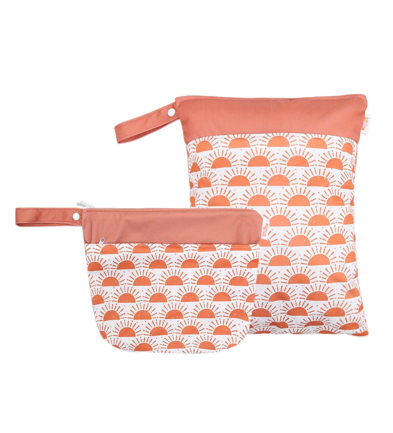 Maeau 2-Piece Wetbag Set - Waterproof Diaper Bags & Baby Organizer - Reusable Kindergarten Wetbags in 23 Patterns (20x28cm + 30x40cm) - Buy Online on GoSupps.com