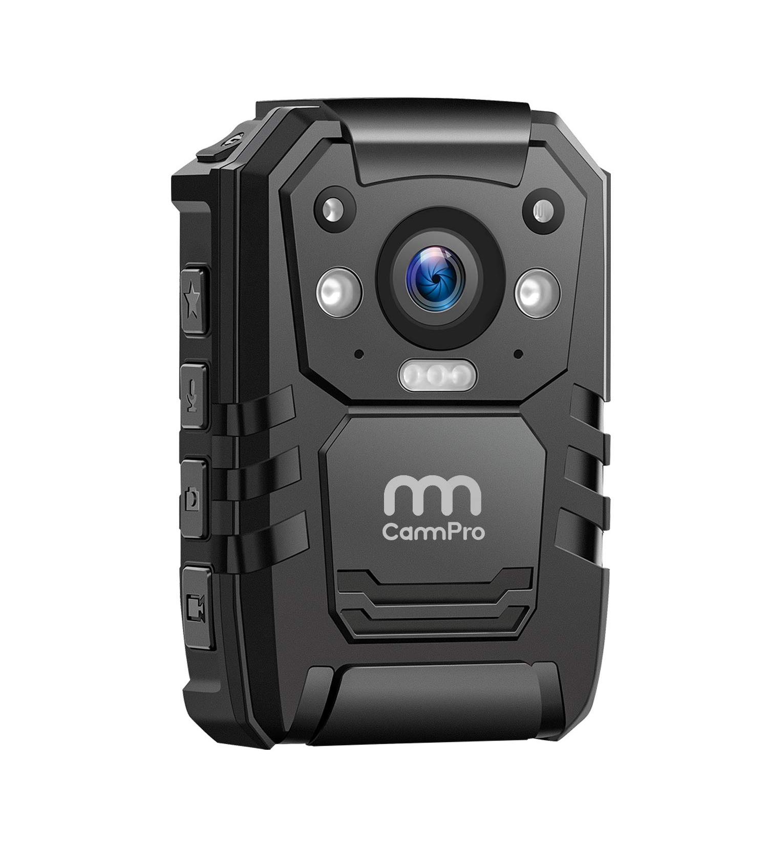 CammPro I826 Pro 64G Police Body Camera 1440P HD | Waterproof Wearable Night Vision GPS | Audio Recording | Law Enforcement Body Worn Camera - Buy Online on GoSupps.com