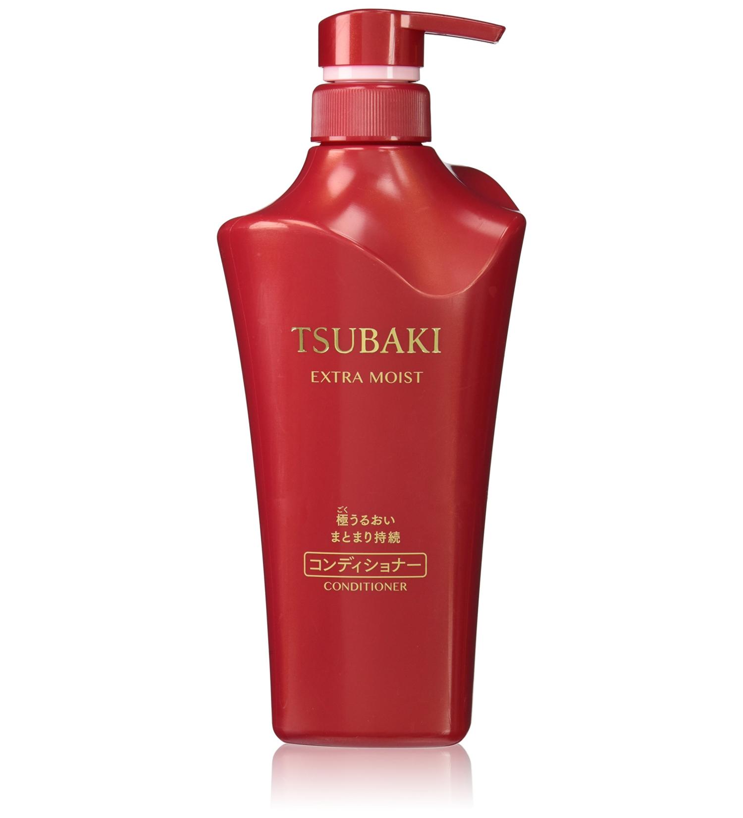 Shiseido Tsubaki Extra Moist Conditioner 500ml - Hydrating Hair Care for All Hair Types | Shop Internationally - Buy Online on GoSupps.com