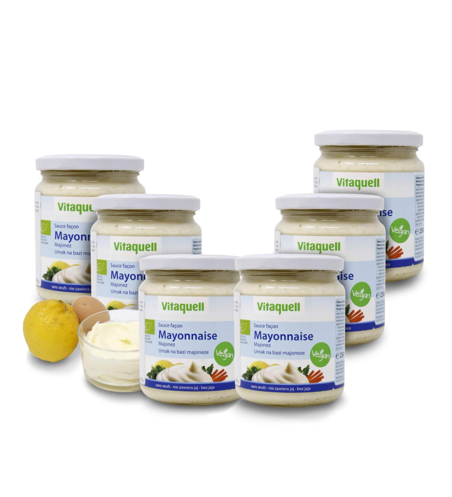  Vitaquell Organic Vegan Mayonnaise 250ml - VITAQUELL - Buy Online on GoSupps.com