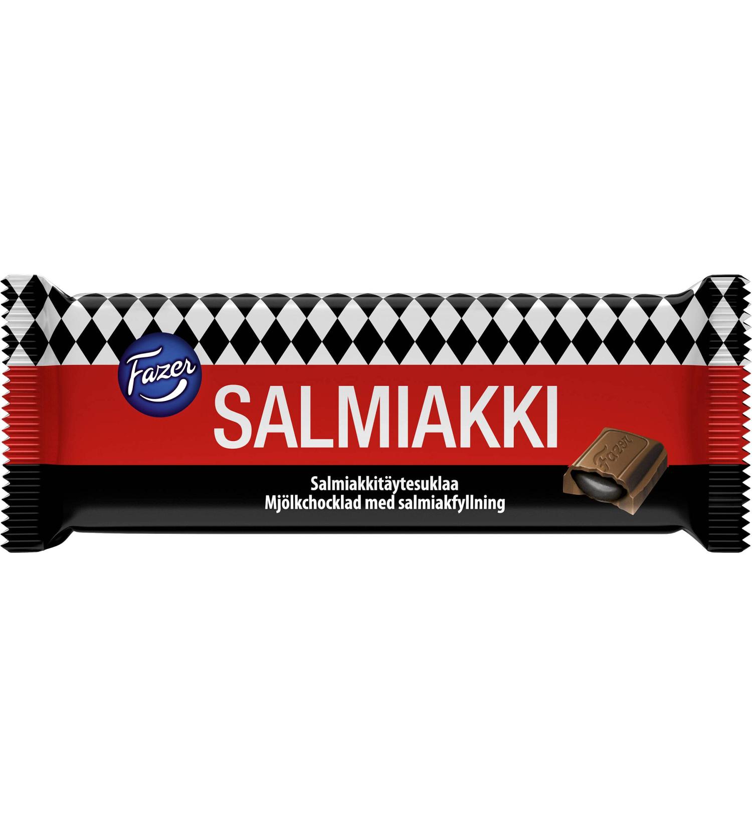 Fazer Salmiakki Milk Chocolate (100g)