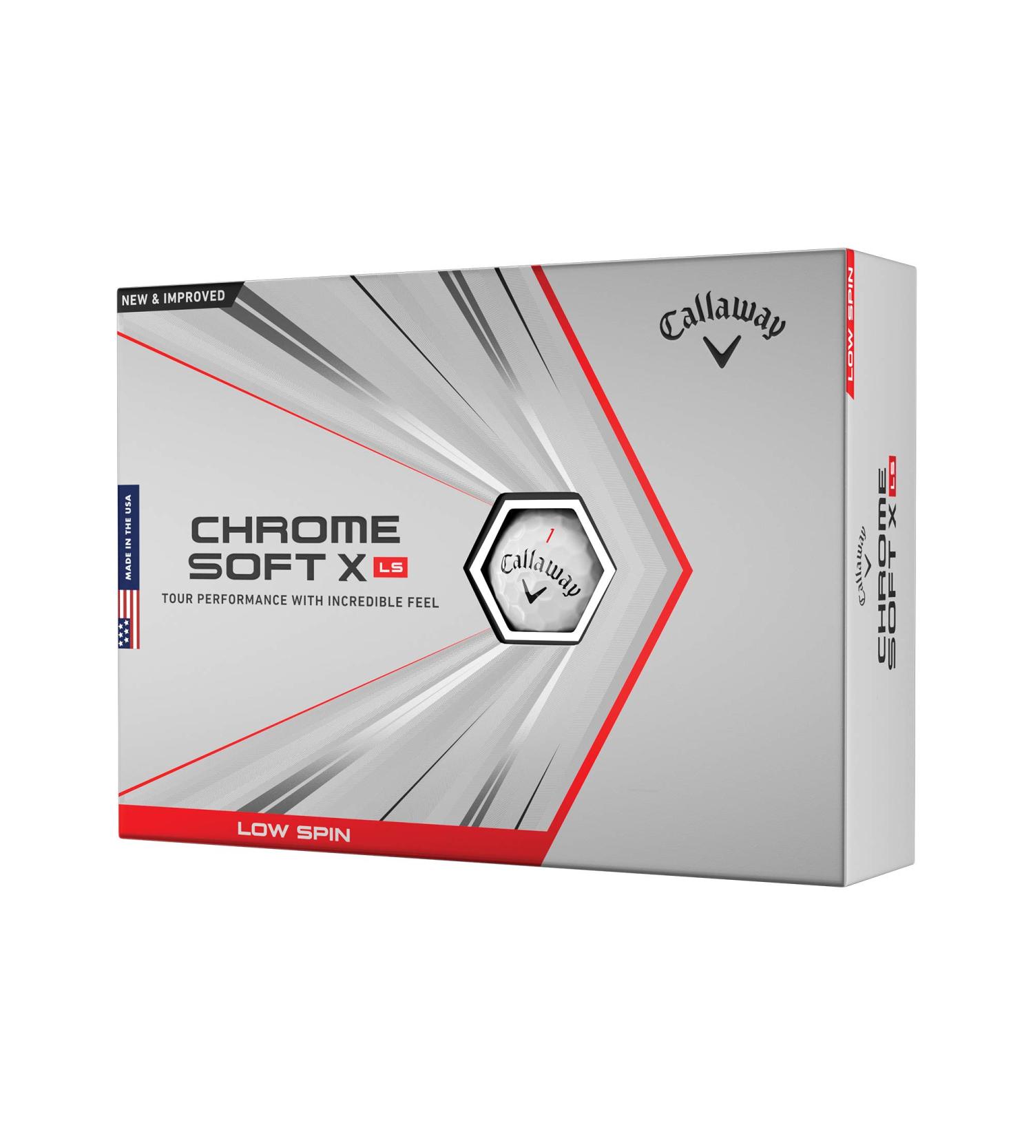 Callaway 2021 Chrome Soft X LS Golf Balls - White (One Dozen) | Premium Performance - Buy Online on GoSupps.com