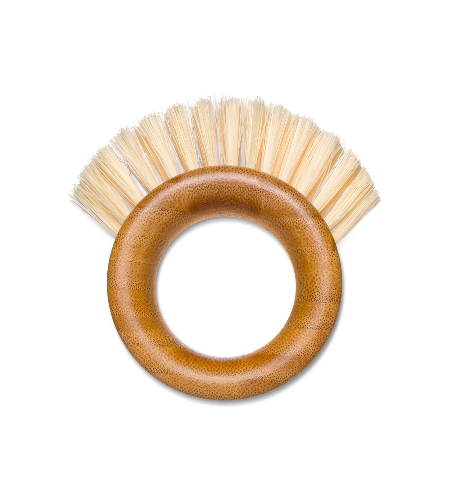 Full Circle The Ring Fruit and Vegetable 2 in 1 Fruit & Vegetable Cleaning Brush  Small (Pack of 1)  White - Buy Online on GoSupps.com