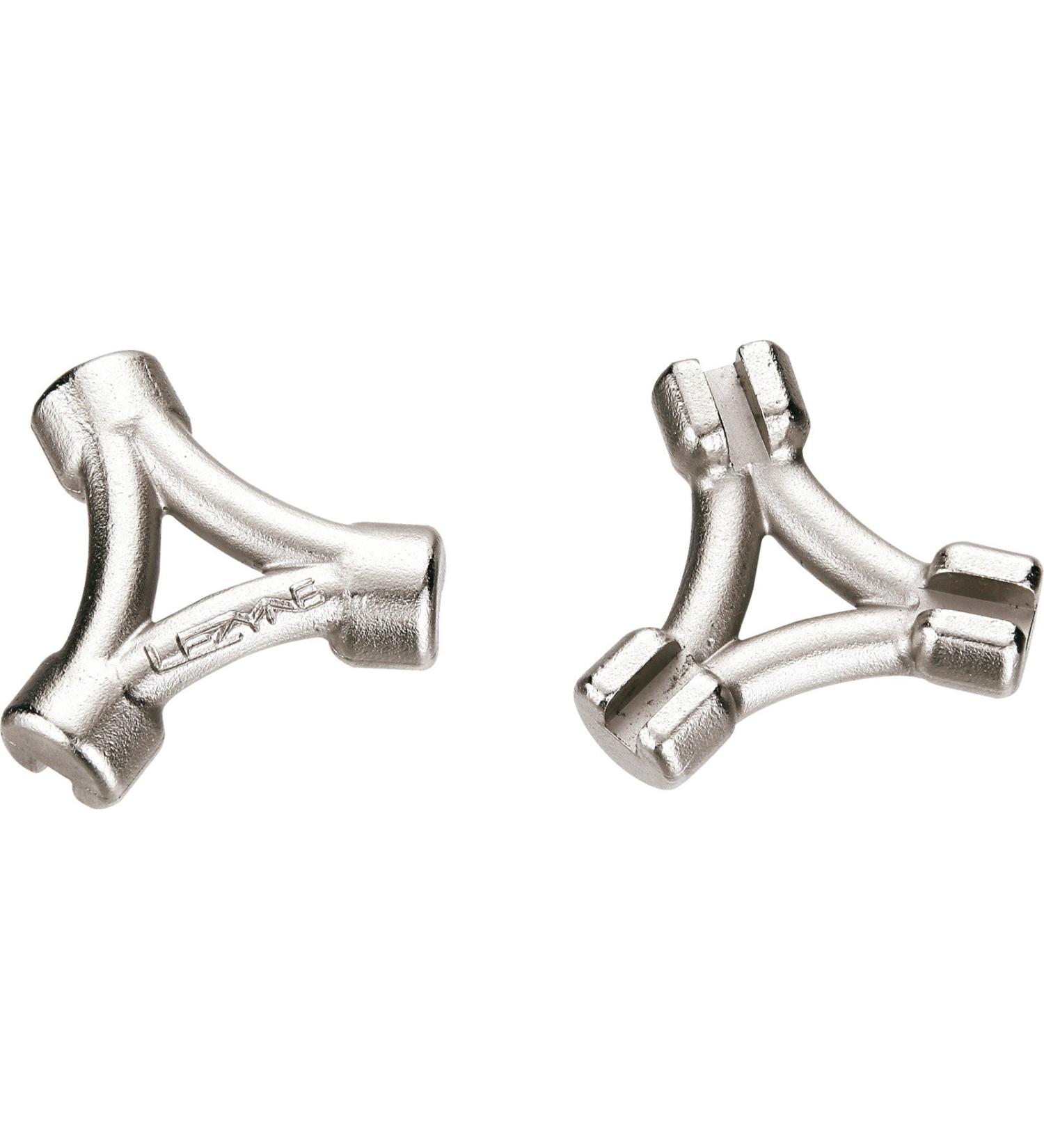 Lezyne 3-Way Spoke Wrench Hi Polish Silver One Size