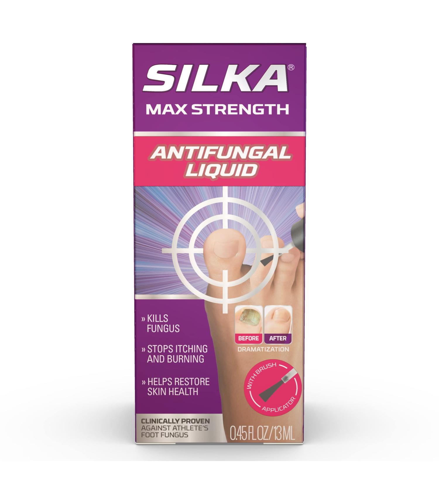 Silka Max Strength Antifungal Liquid 0.45 Fl Oz with Brush Applicator - Buy Online on GoSupps.com
