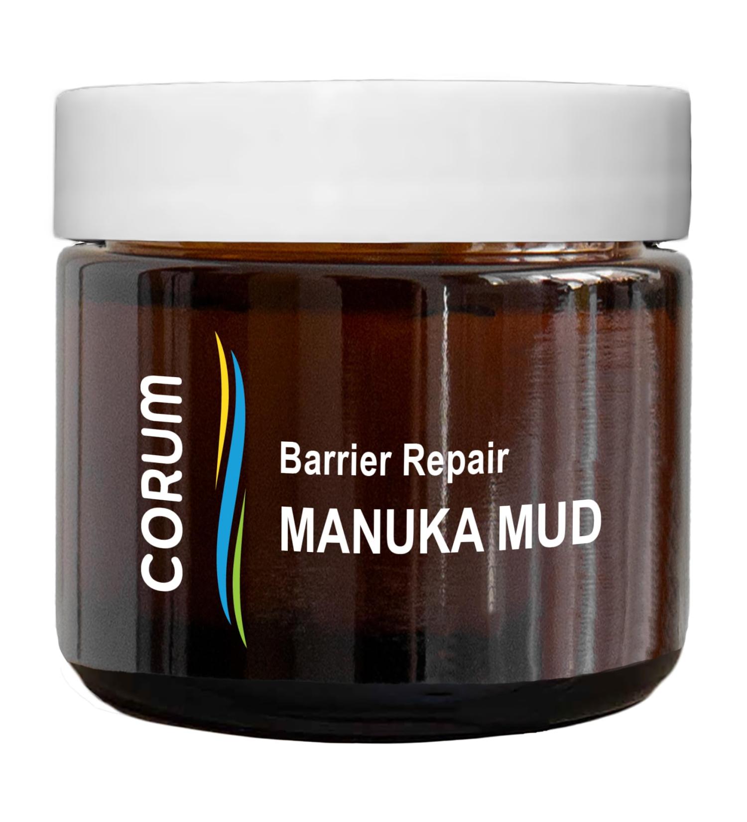 CORUM Barrier Repair Manuka Mud - Natural Skin Polish for Face & Body | Soothing Calming & Purifying Exfoliator | Breakout-Fighting & Malassezia-Busting | International Shipping - Buy Online on GoSupps.com