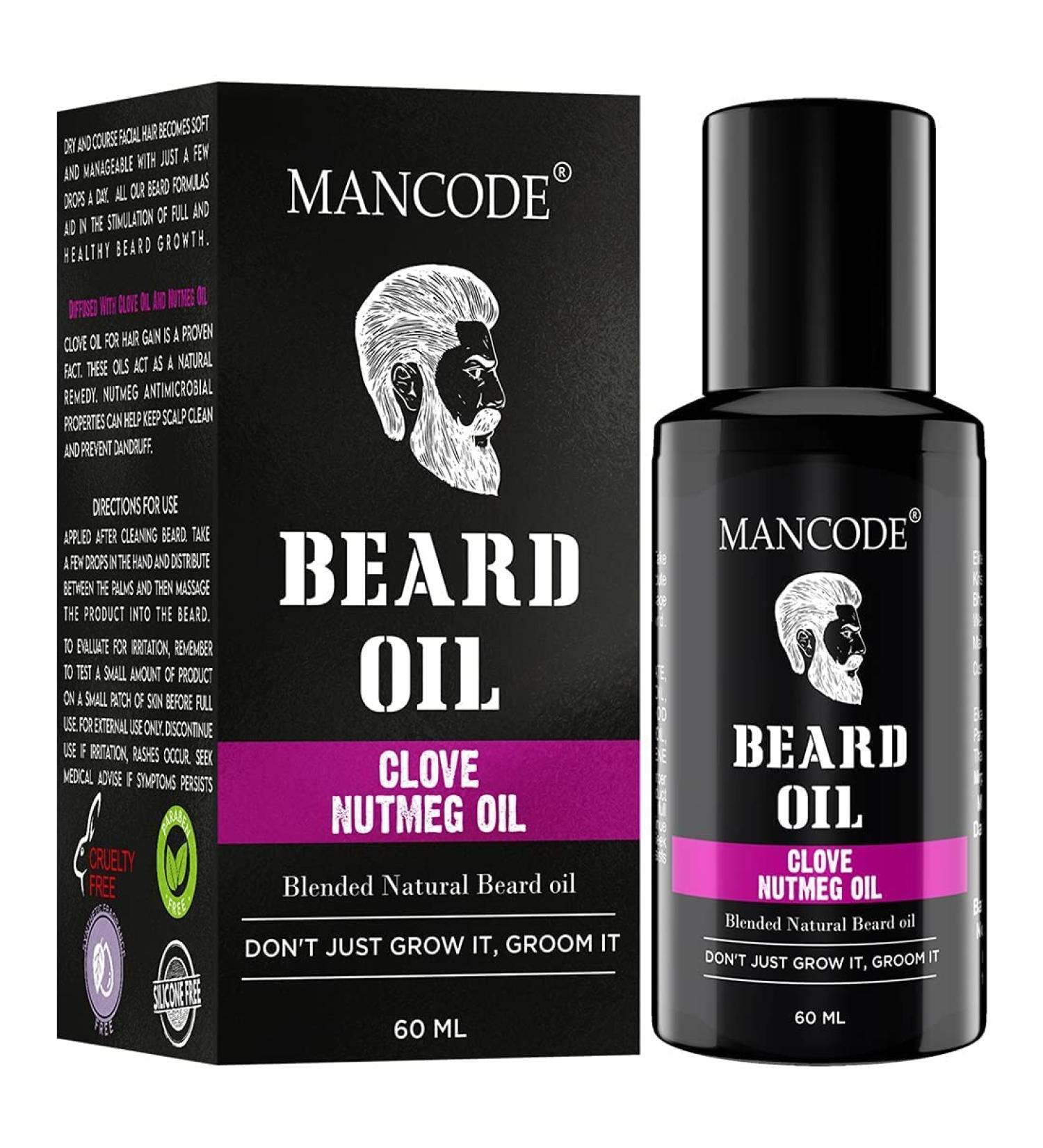 QURA QURA Beard Oil to nourish and strengthen the beard without harmful chemicals 60 ml